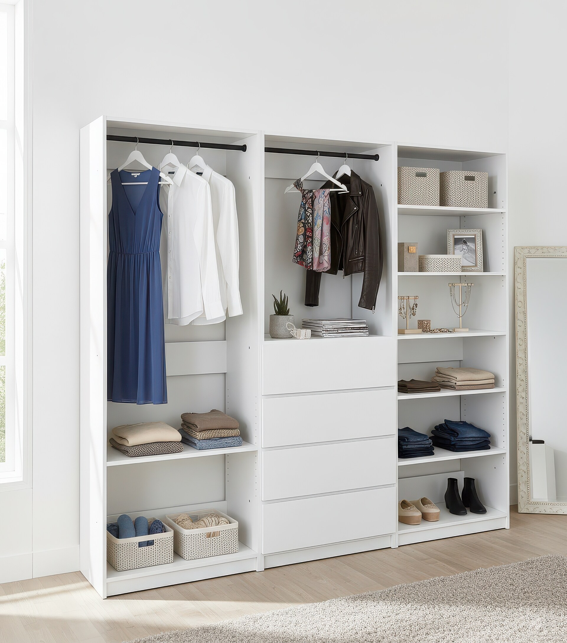 LOVMOR SF-J-B040S00142 Wood-Closet-Shelves - View #6