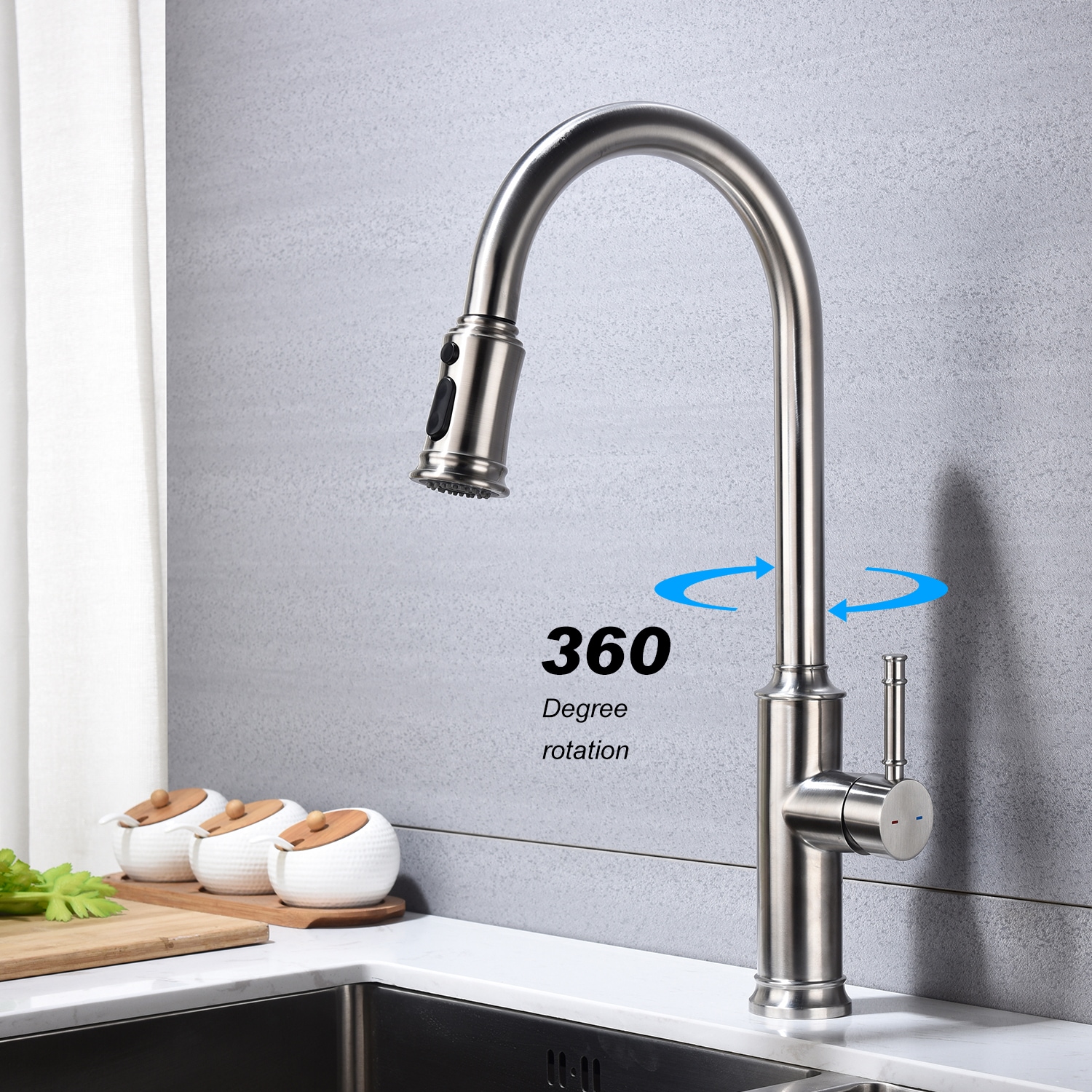 Ovios TH4026 Kitchen-Faucets - View #3