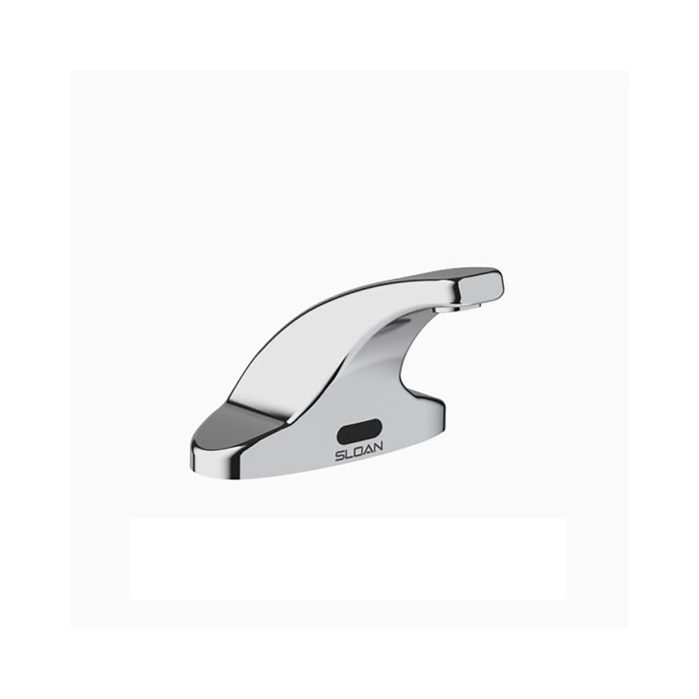 Sloan 3362174 Polished Chrome Single hole Touchless Low-arc Commercial Touchless Bathroom Sink Faucet