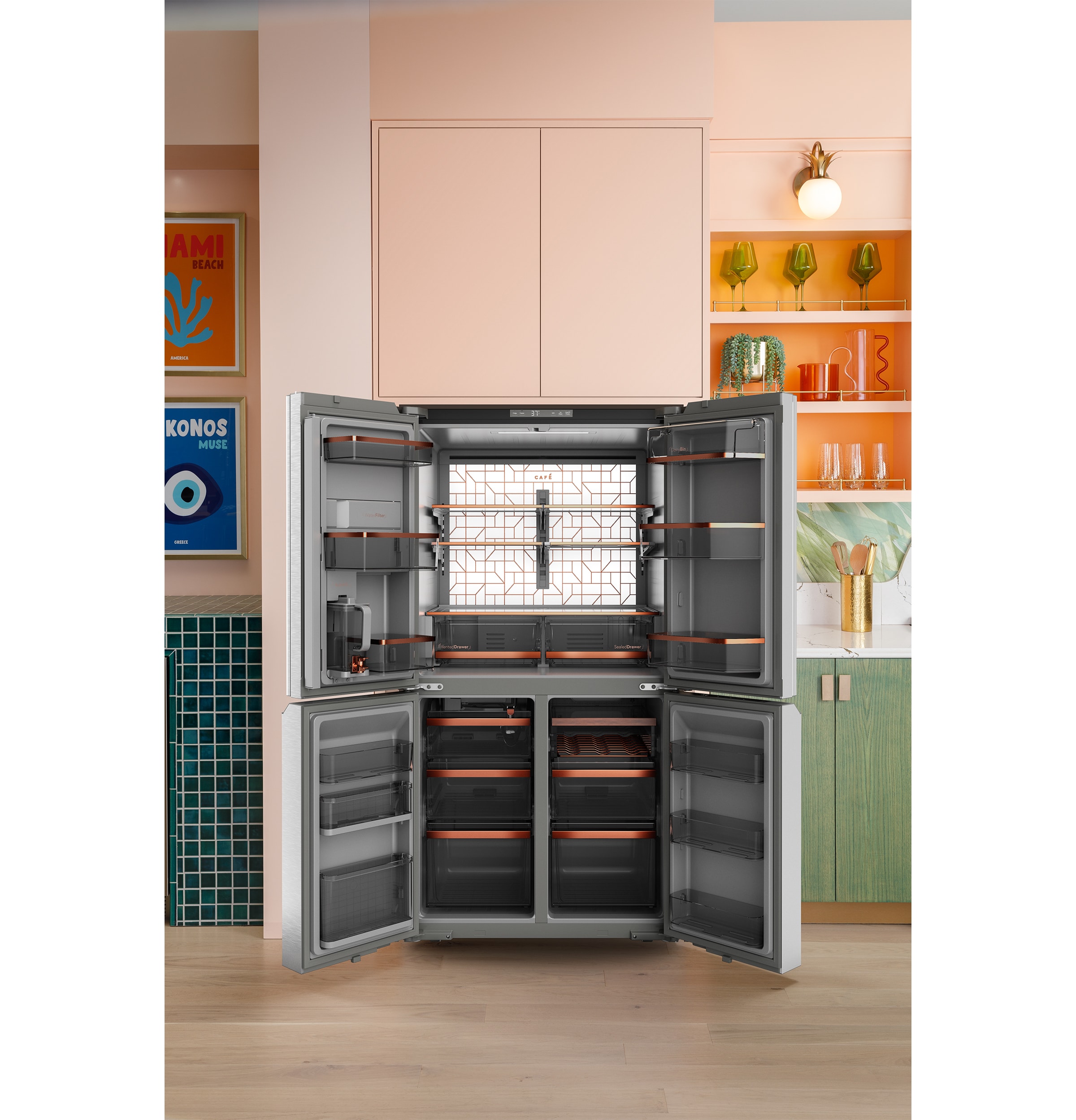 Cafe CAE28DM5TS5 French-Door-Refrigerators - View #10