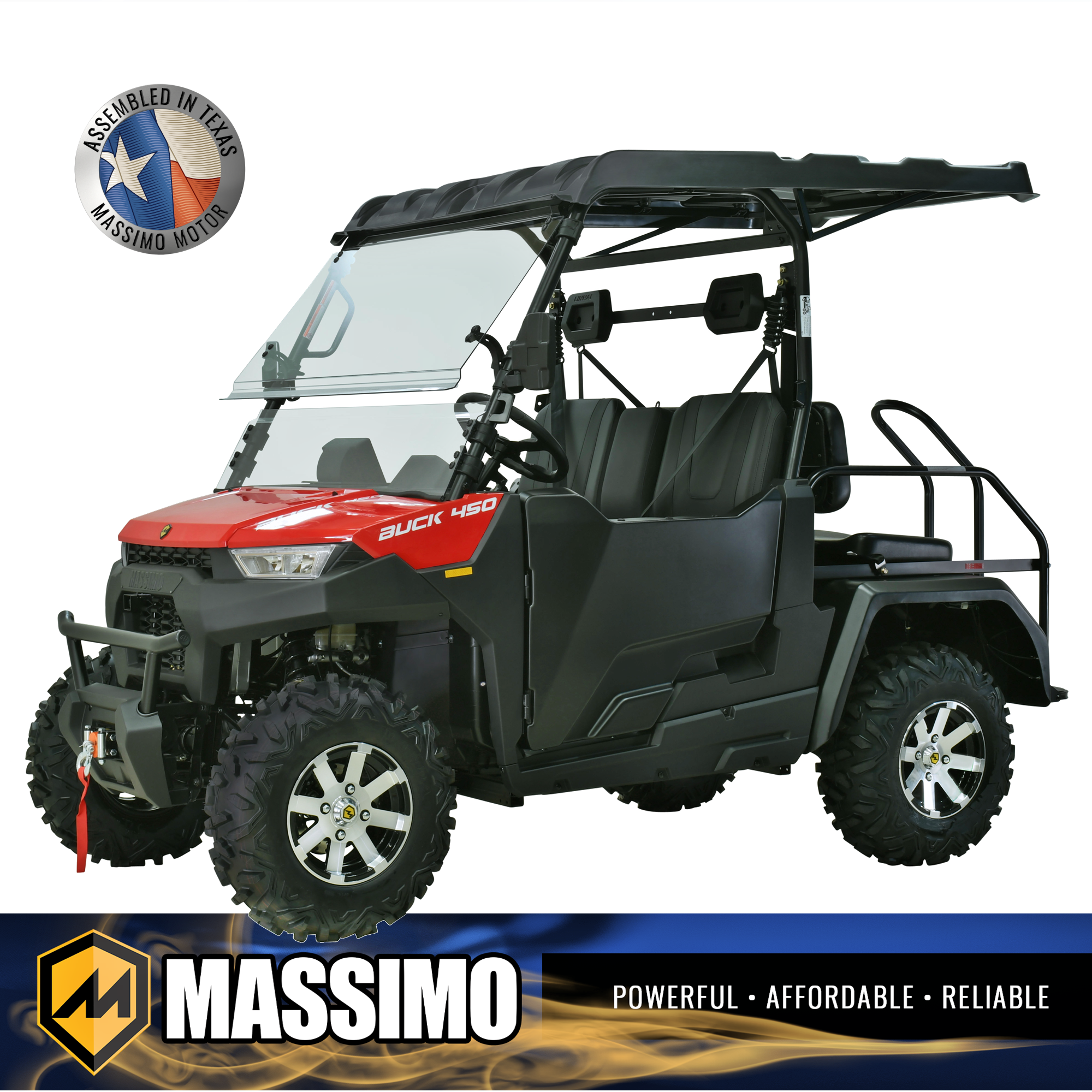 Massimo MMS-BK450X-RD  Buck 450X Crew 4Wd Red