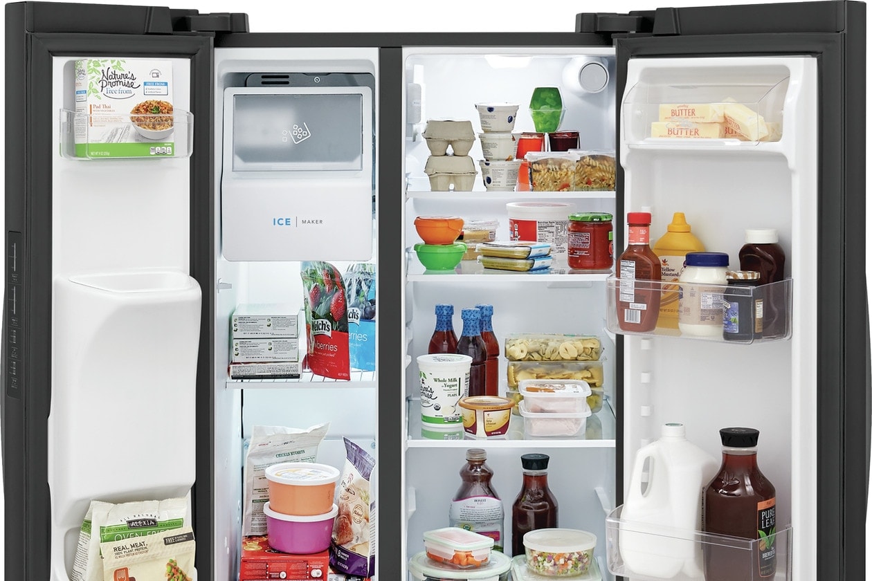 Frigidaire 22.3-cu ft Side-by-Side Refrigerator with Ice Maker, Water ...