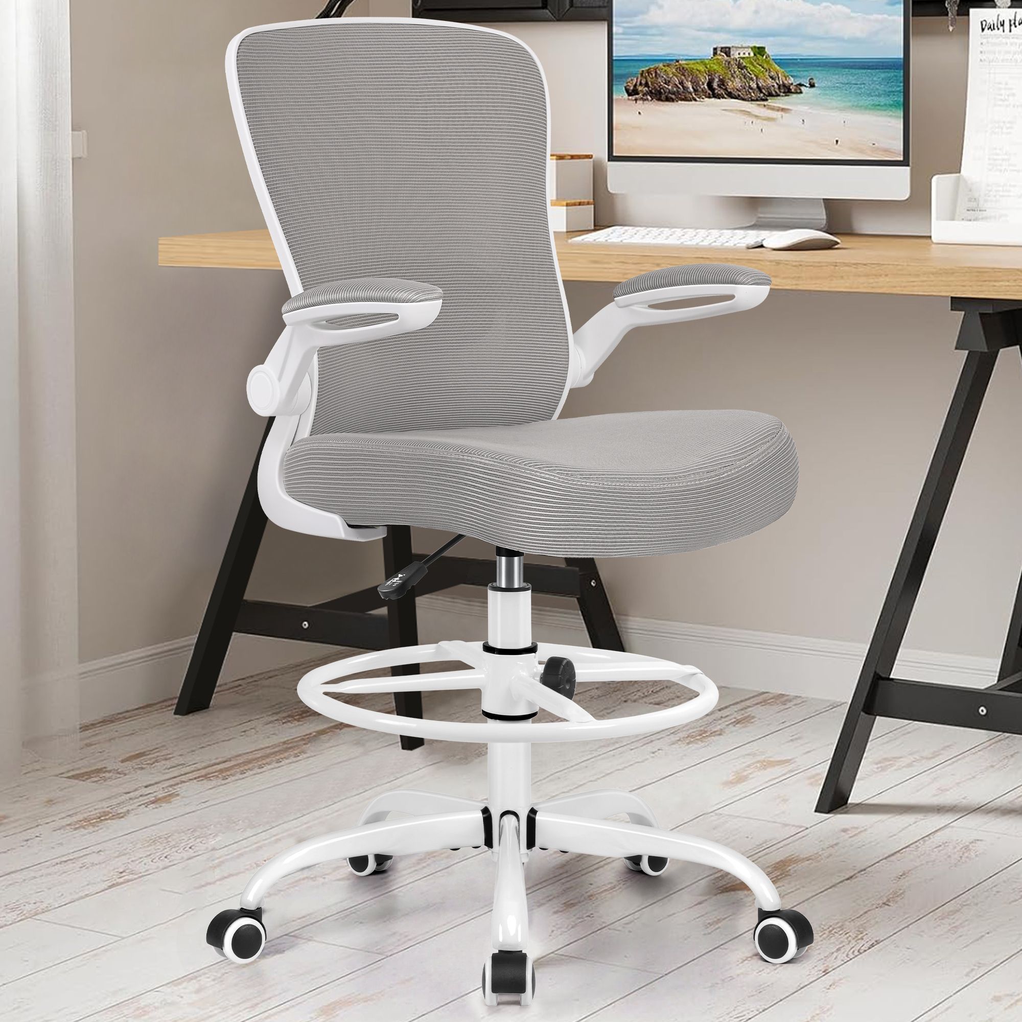 Dowan 918W-Z-GREY Office-Chairs - View #7