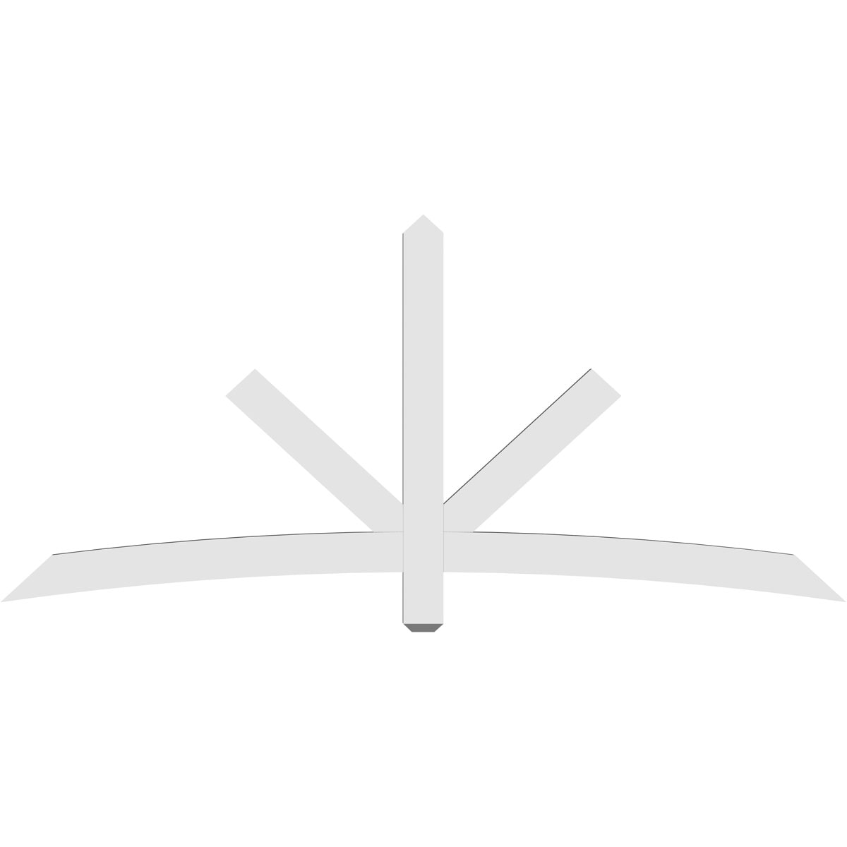 Ekena Millwork GBP084X39X0204ALB00 Exterior-Brackets-Braces - View #4