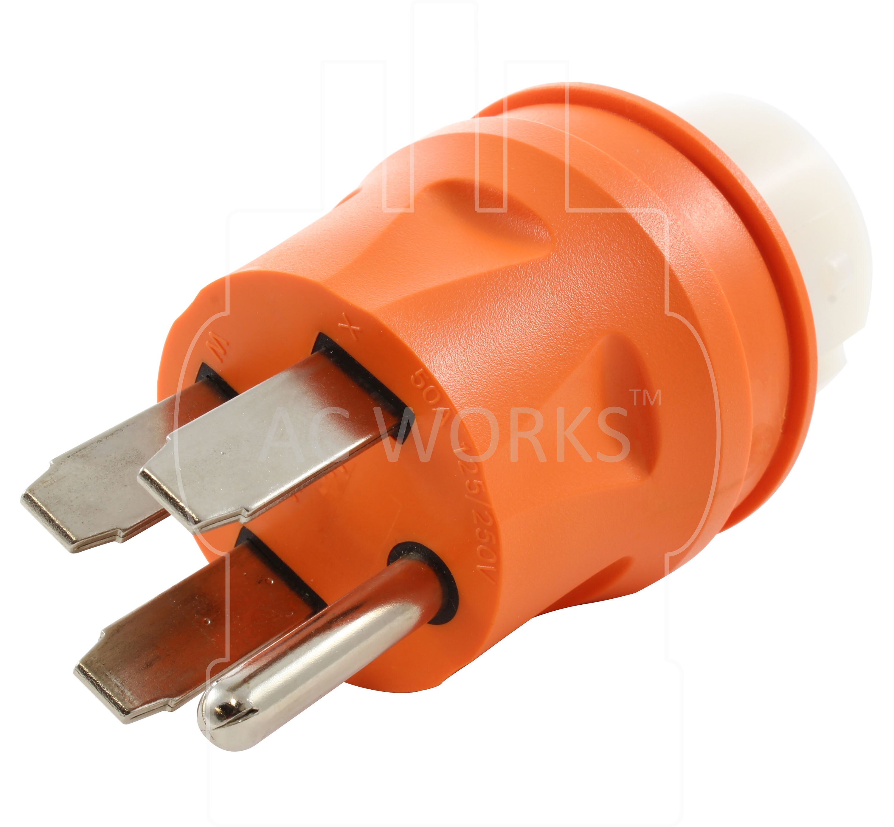 AC WORKS NEMA 14-50P to CS6364 Connector 50-Amp 4-wire Single To