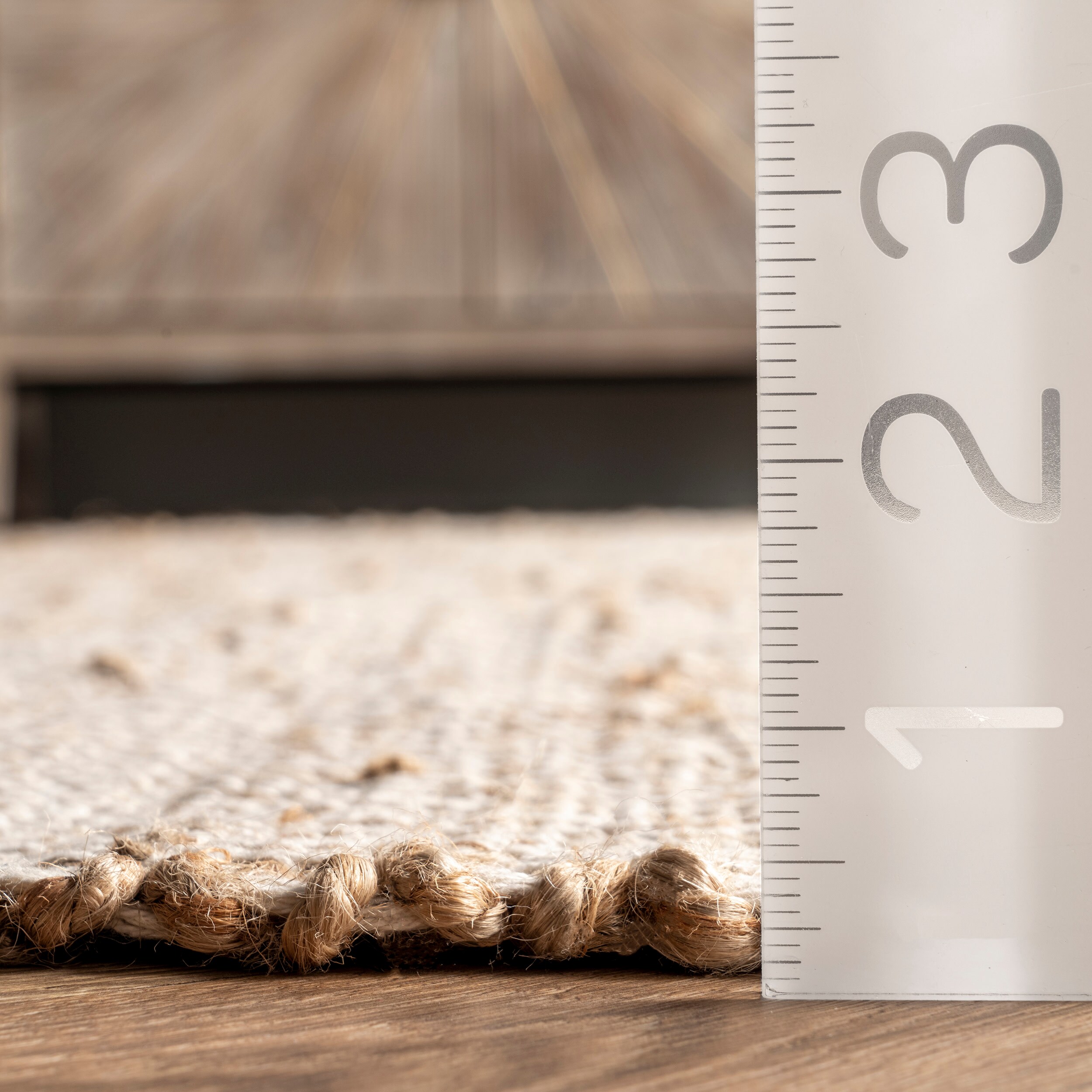 Lauren Liess Natural Jute Striped 4' x 6' Area Rug