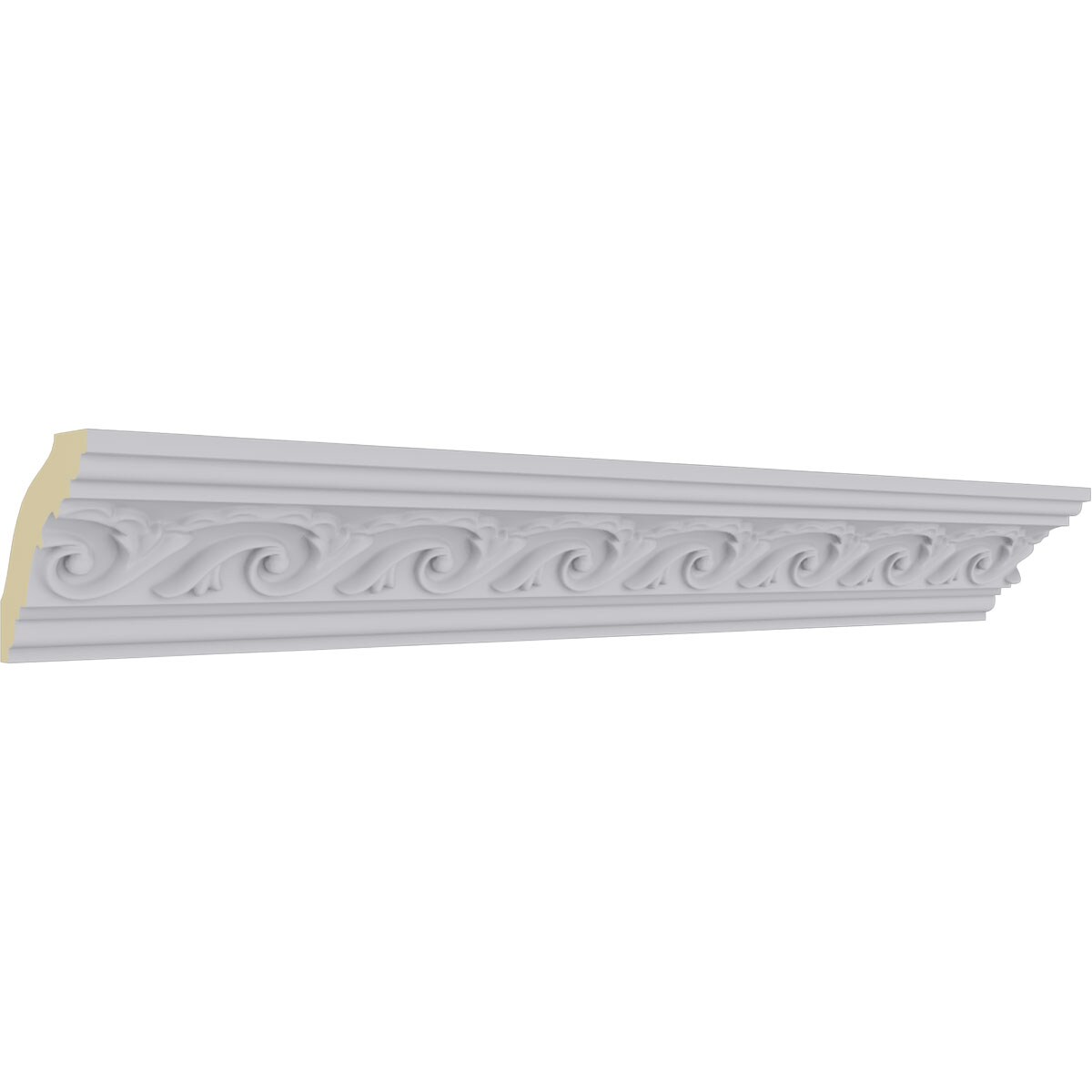 Versailles White Primed Urethane Crown Moulding 94.5 in