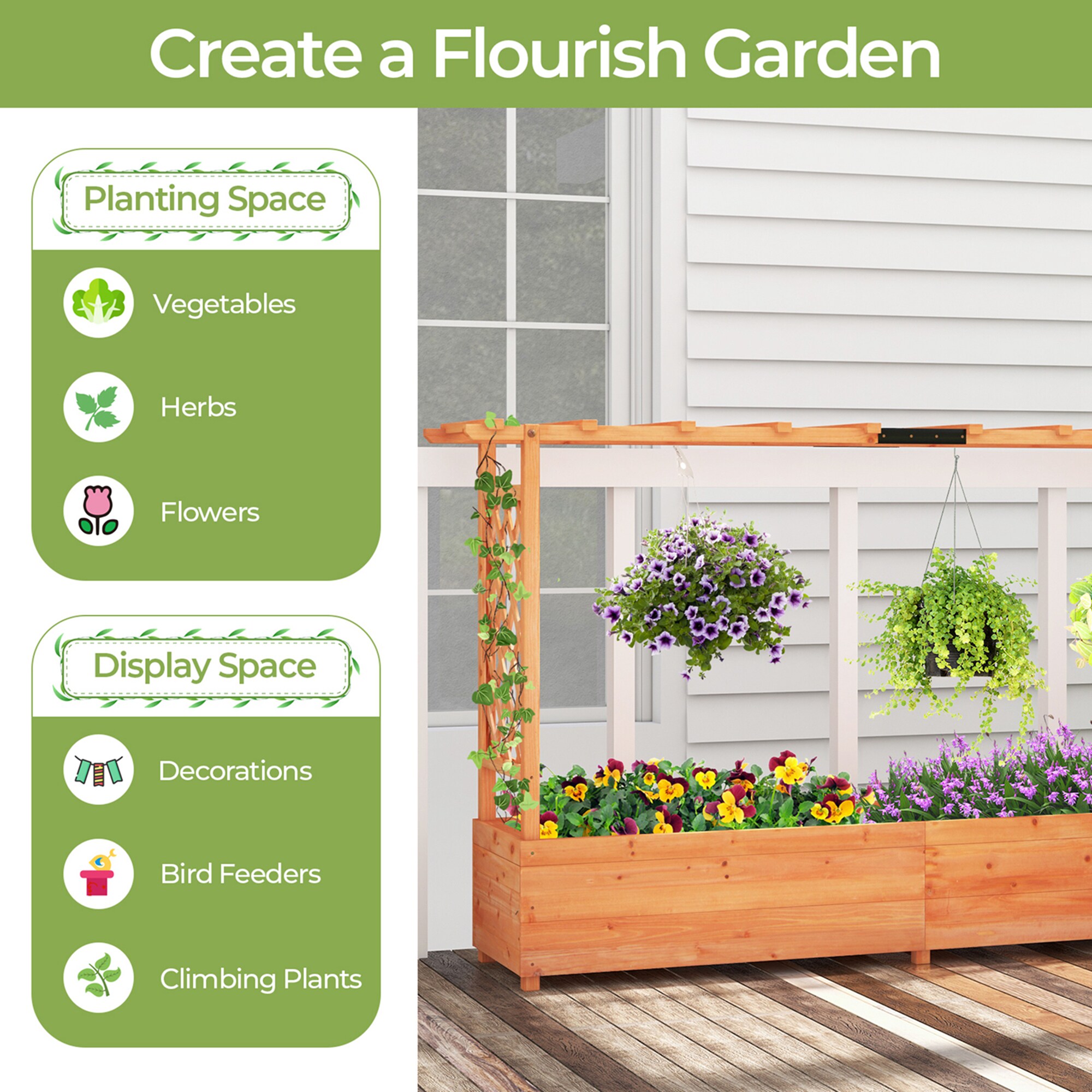 Costway HCST01368 Raised-Garden-Beds - View #4