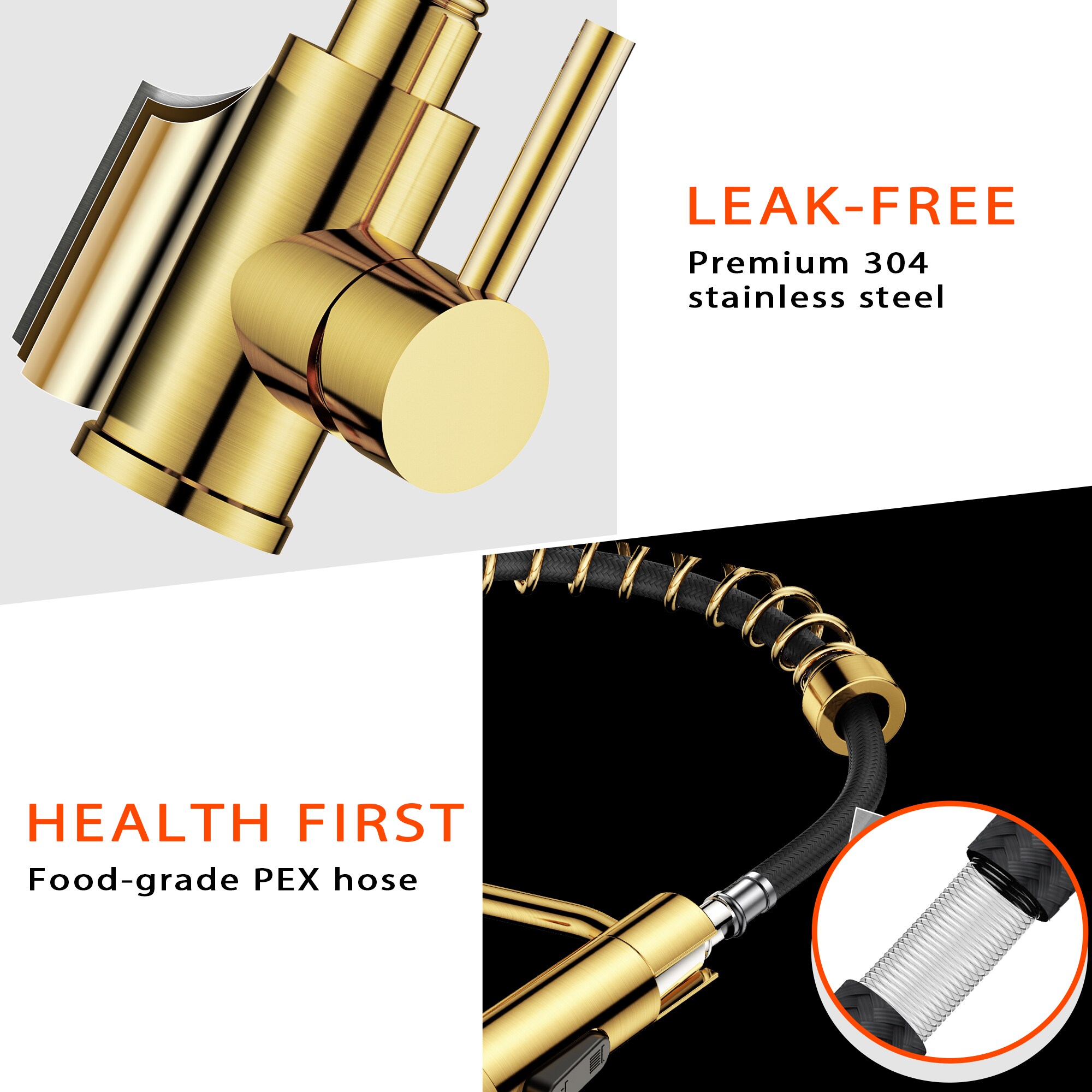 androme AA22007G Kitchen-Faucets - View #3