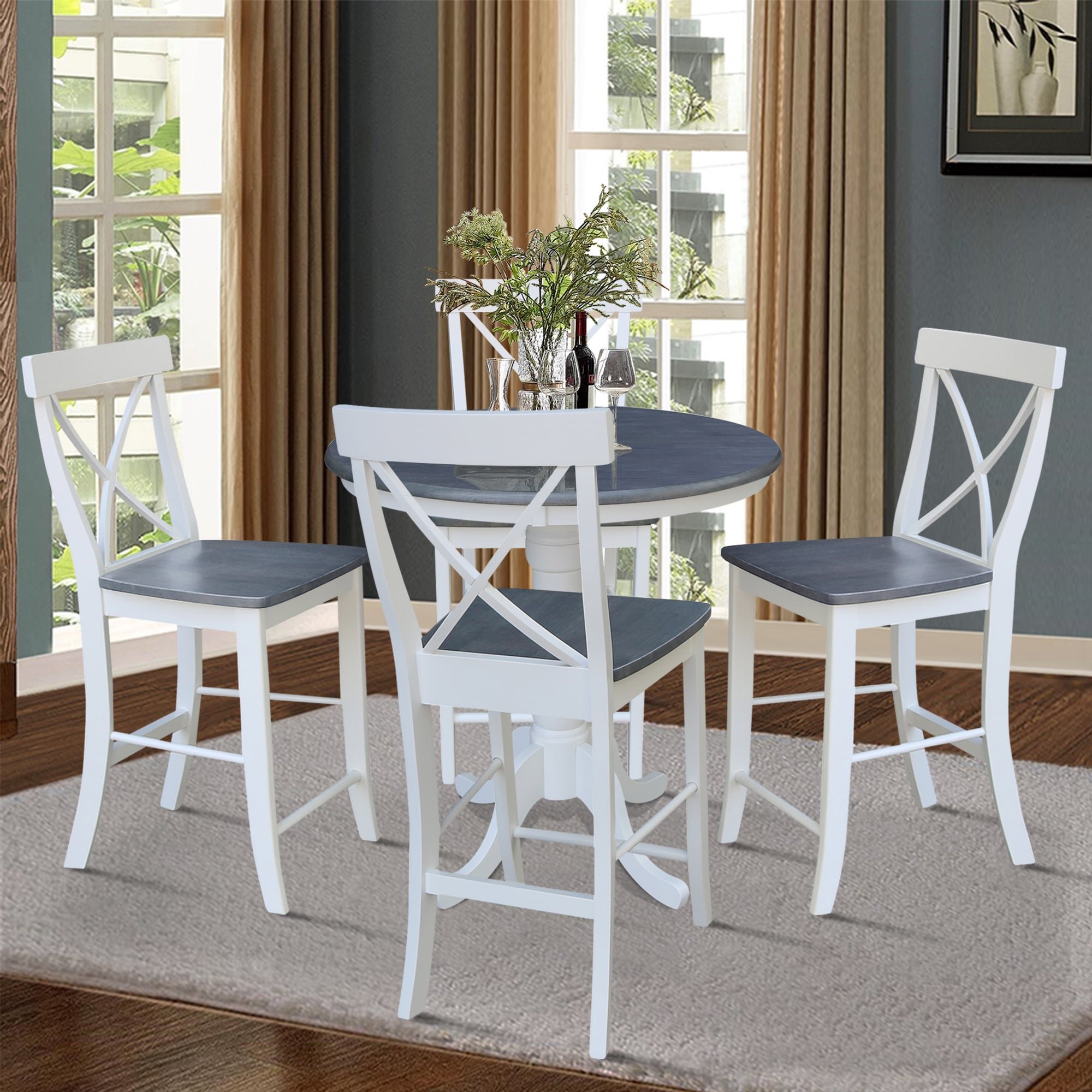 International Concepts K05-36RT-6B-S6132-4 Dining-Sets - View #2