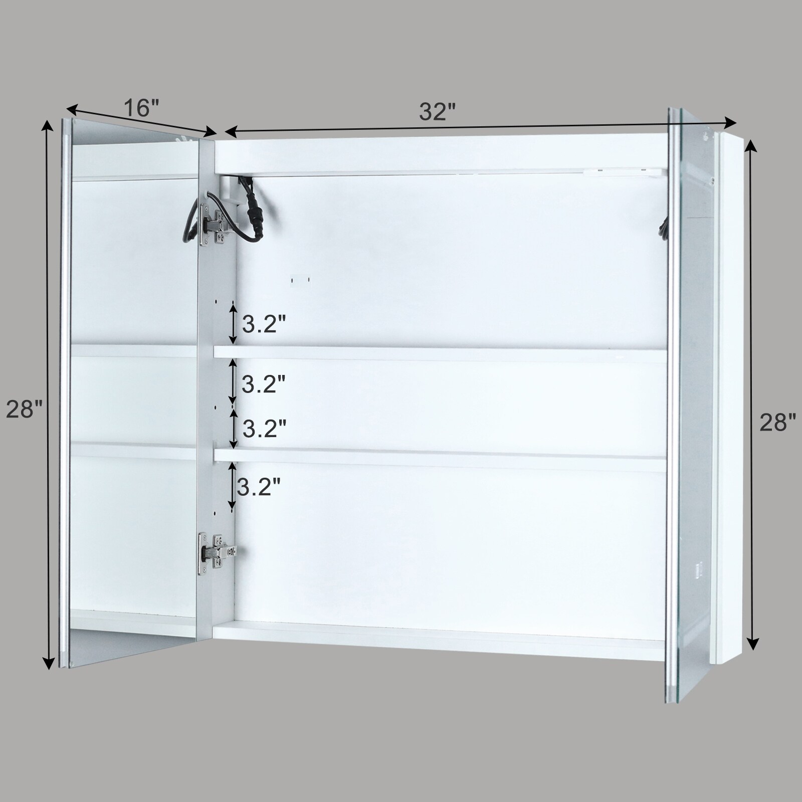 Winado LO1G52001658 Bathroom-Medicine-Cabinets - View #6