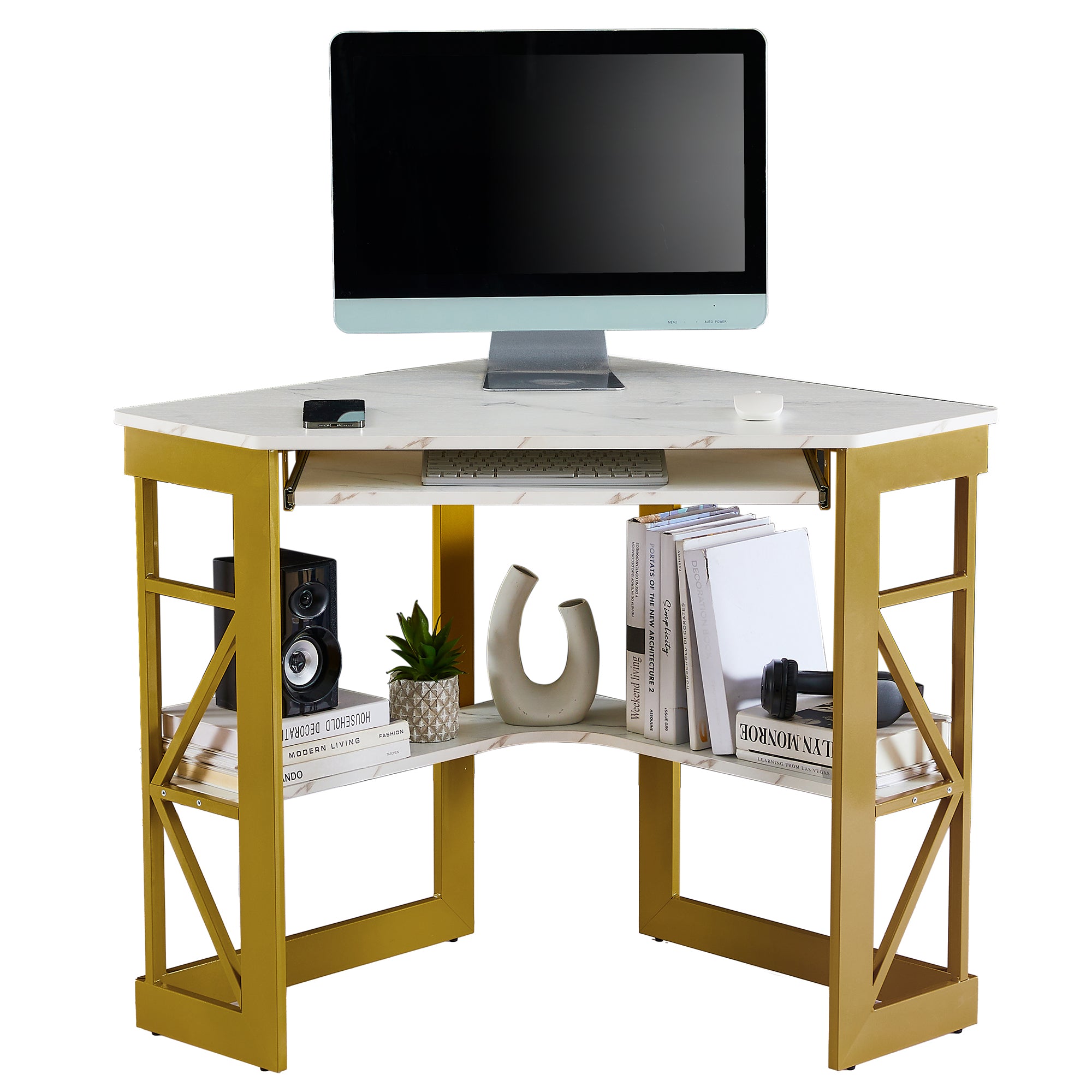 Vecelo LOE-XJM-CD03-GLD desks - View #2