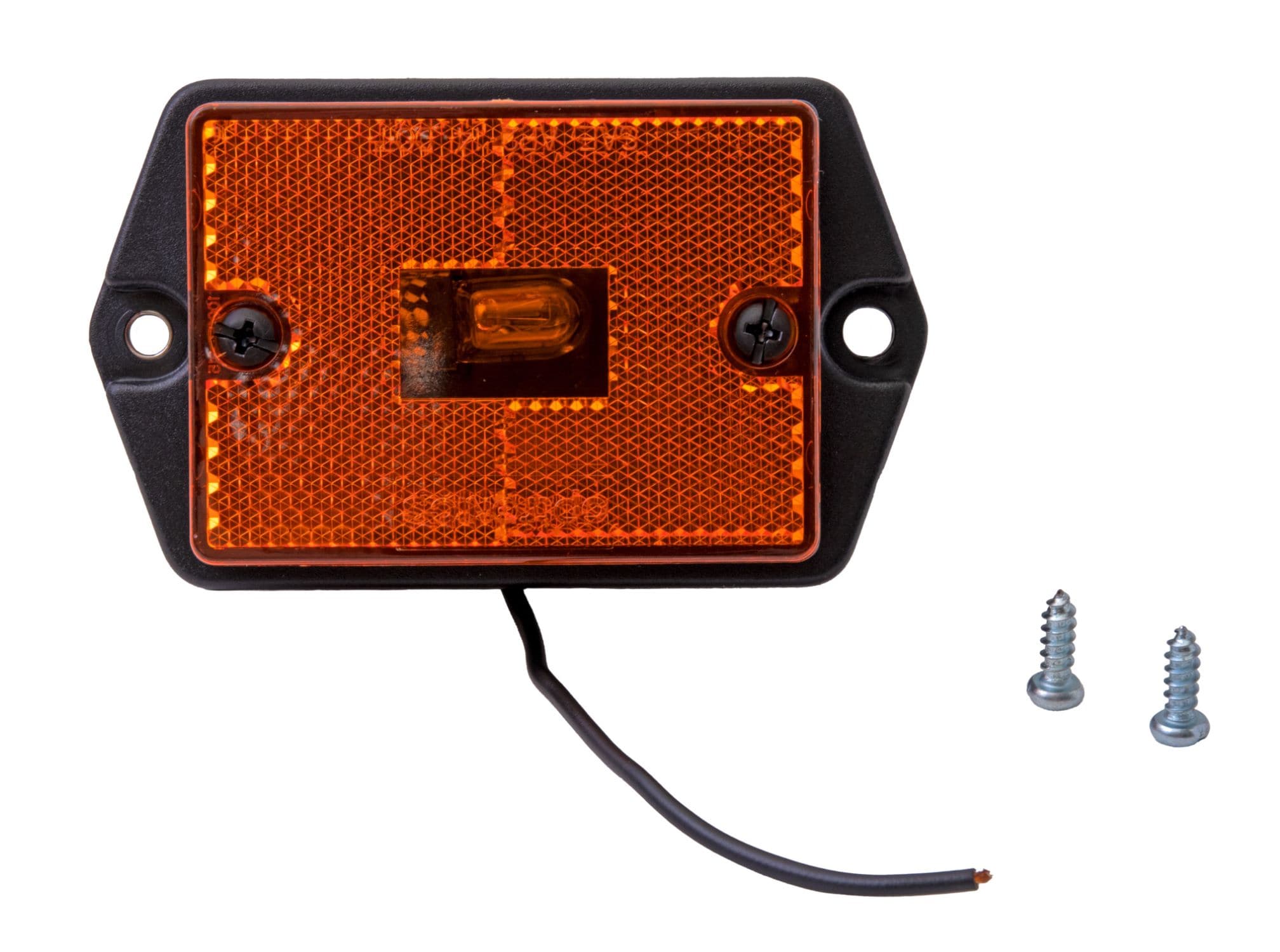 Carry-On Trailer CO-MC35AS Amber Rectangular Marker/Clearance Light with Reflex