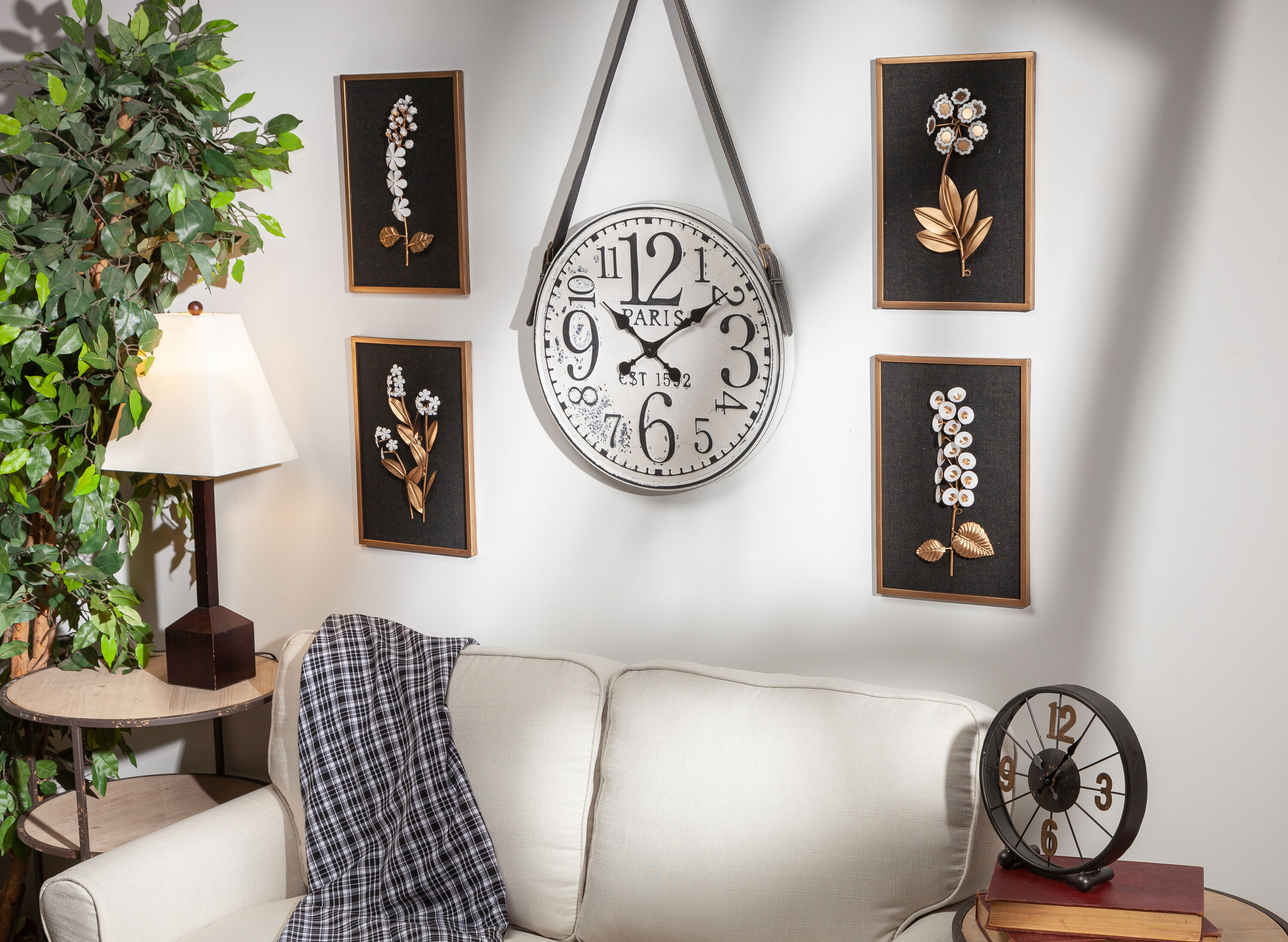 Lone Elm Studios 94795EC Indoor-Outdoor-Clocks - View #3