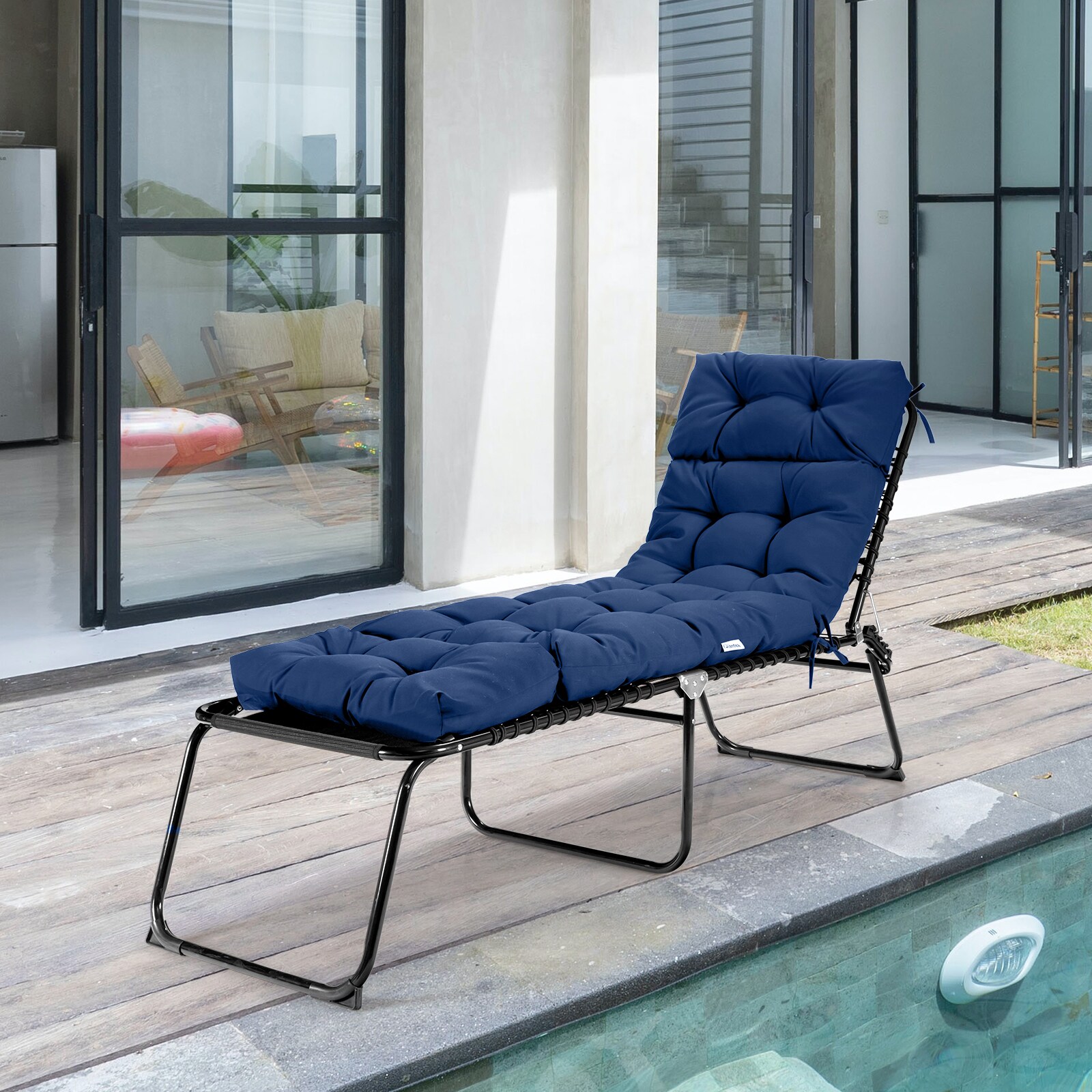 WELLFOR ZBECS03BL Patio-Furniture-Cushions - View #5