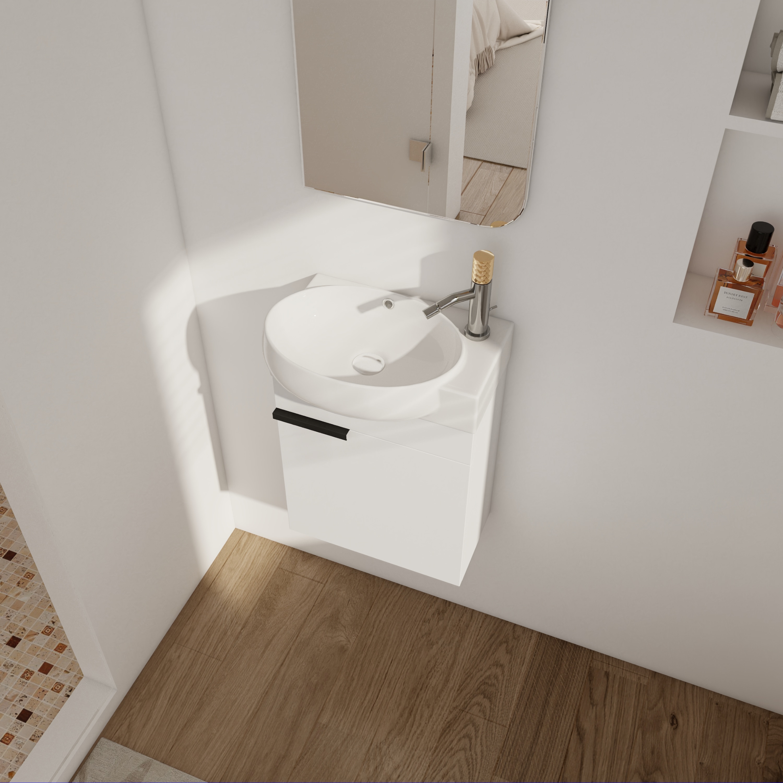 Wooakway FXLS0606-605BV073 Bath-Vanity-Combo - View #2