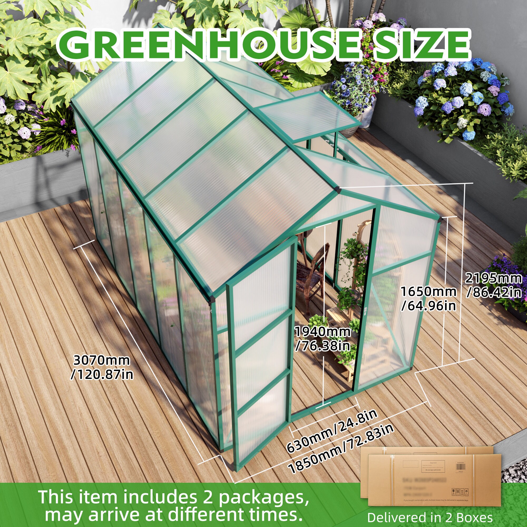 Afoxsos LAF0205G01 greenhouses - View #5