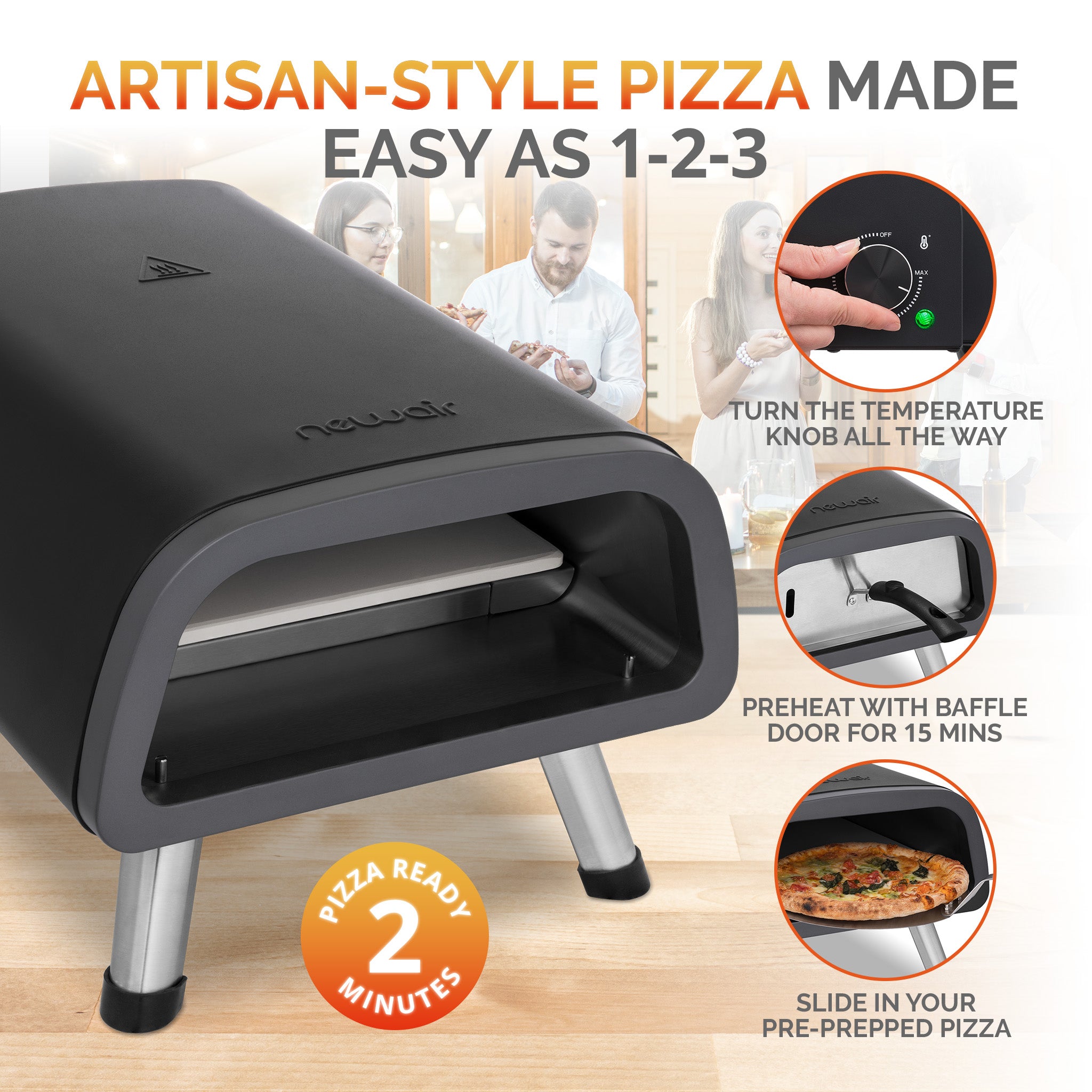 NewAir NPOE12BK00 Outdoor-Pizza-Ovens - View #2