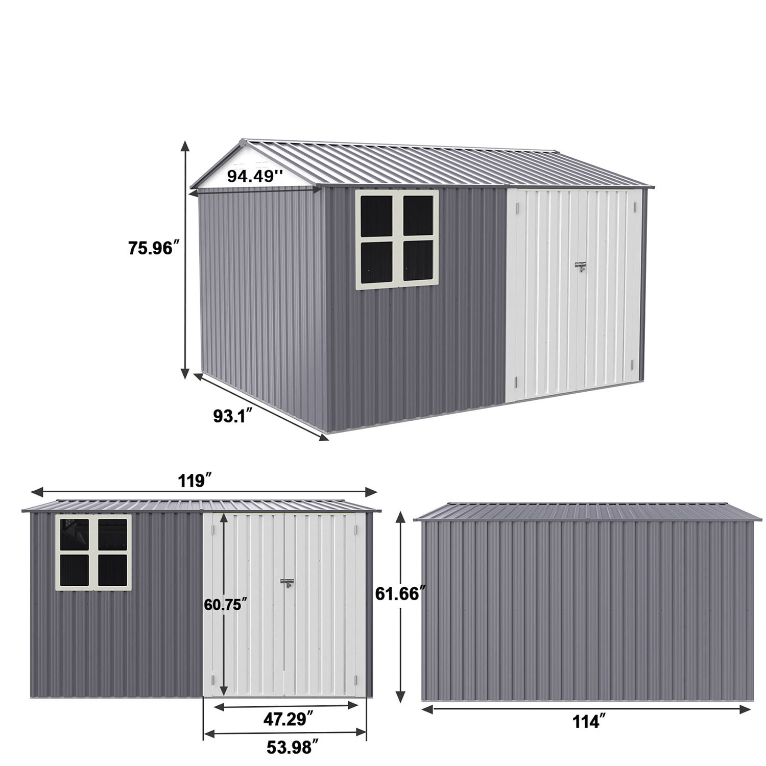 GZMR GZ-21S0004 Metal-Storage-Buildings-Sheds - View #11