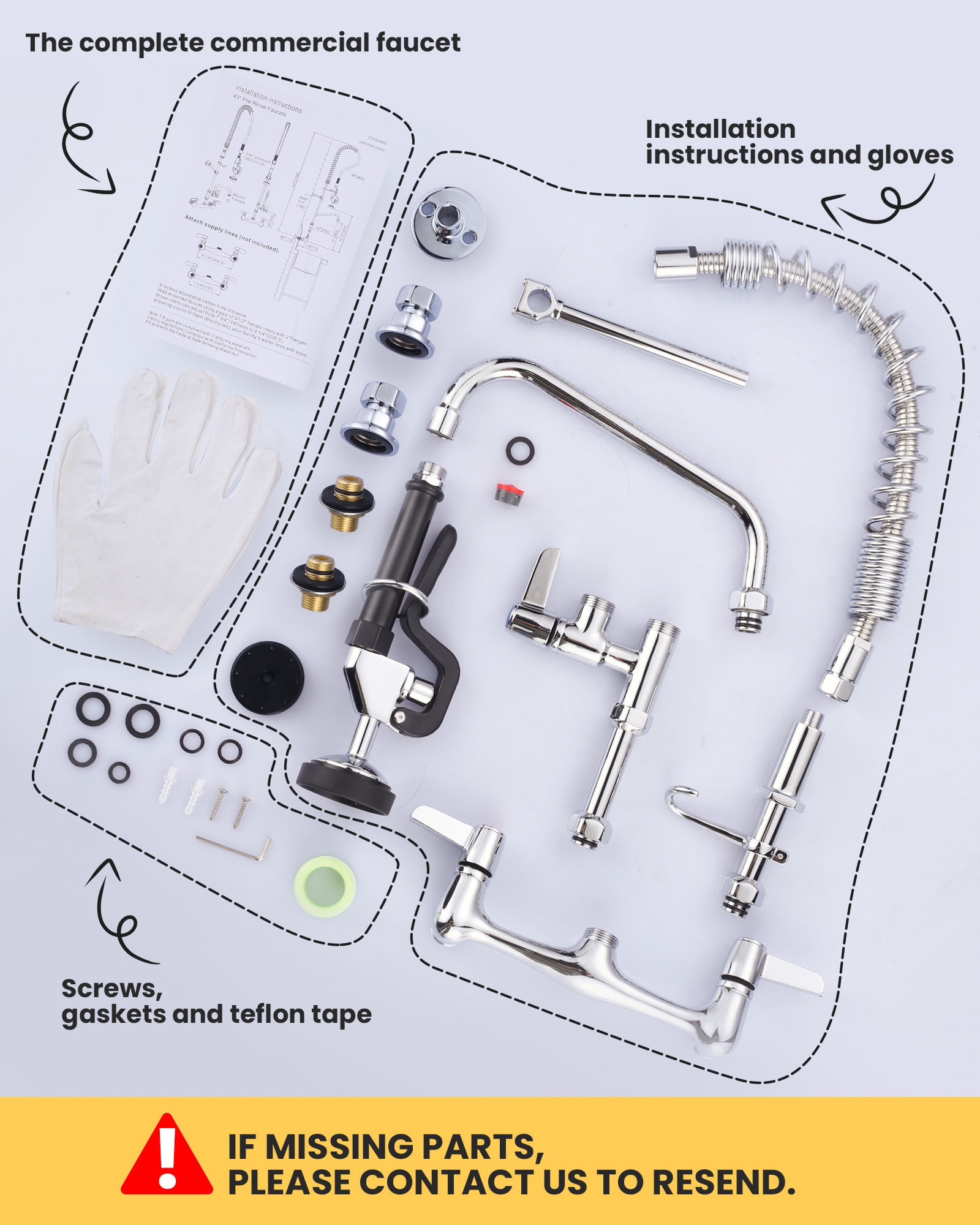 WOWOW 2318400C-21 Kitchen-Faucets - View #6