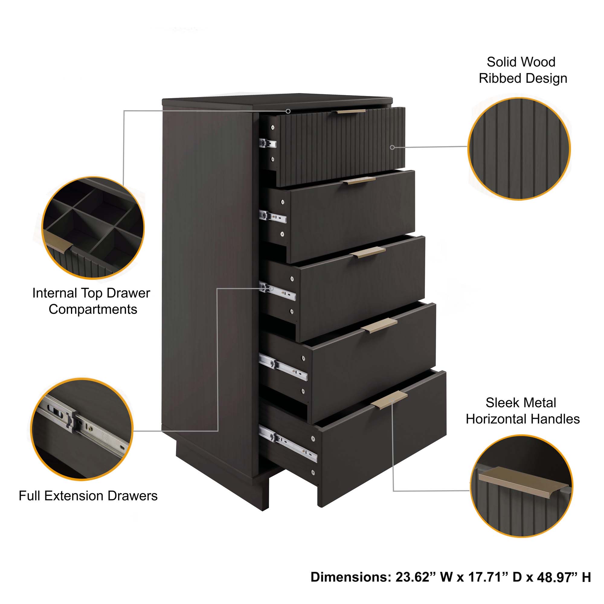 Manhattan Comfort DR-5005 dressers - View #4