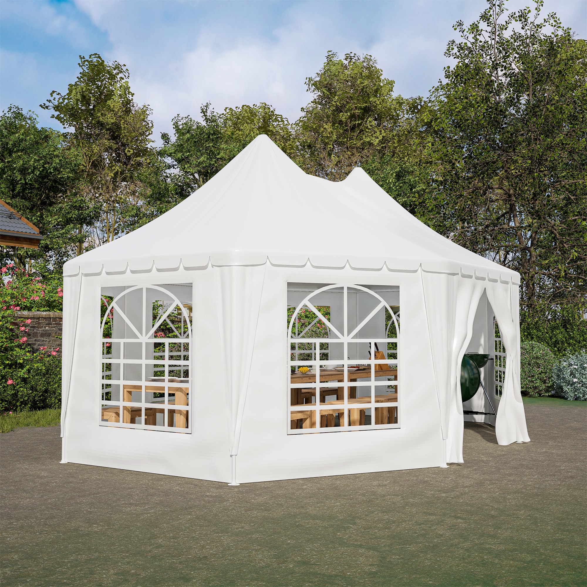 Damerin Z-GA25 Wood-Resin-Gazebos - View #18