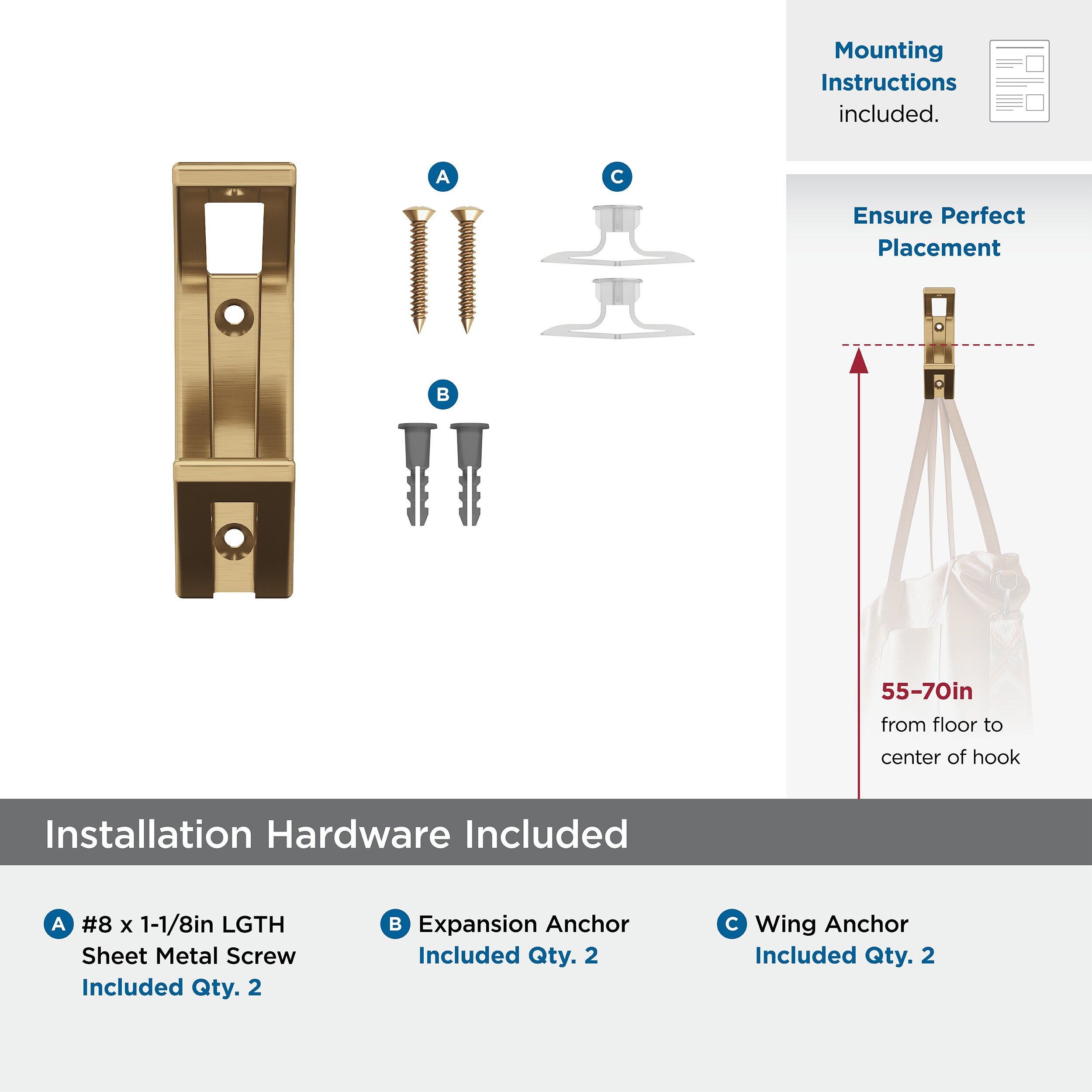 Amerock H37010CZ Decorative-Wall-Hooks - View #8