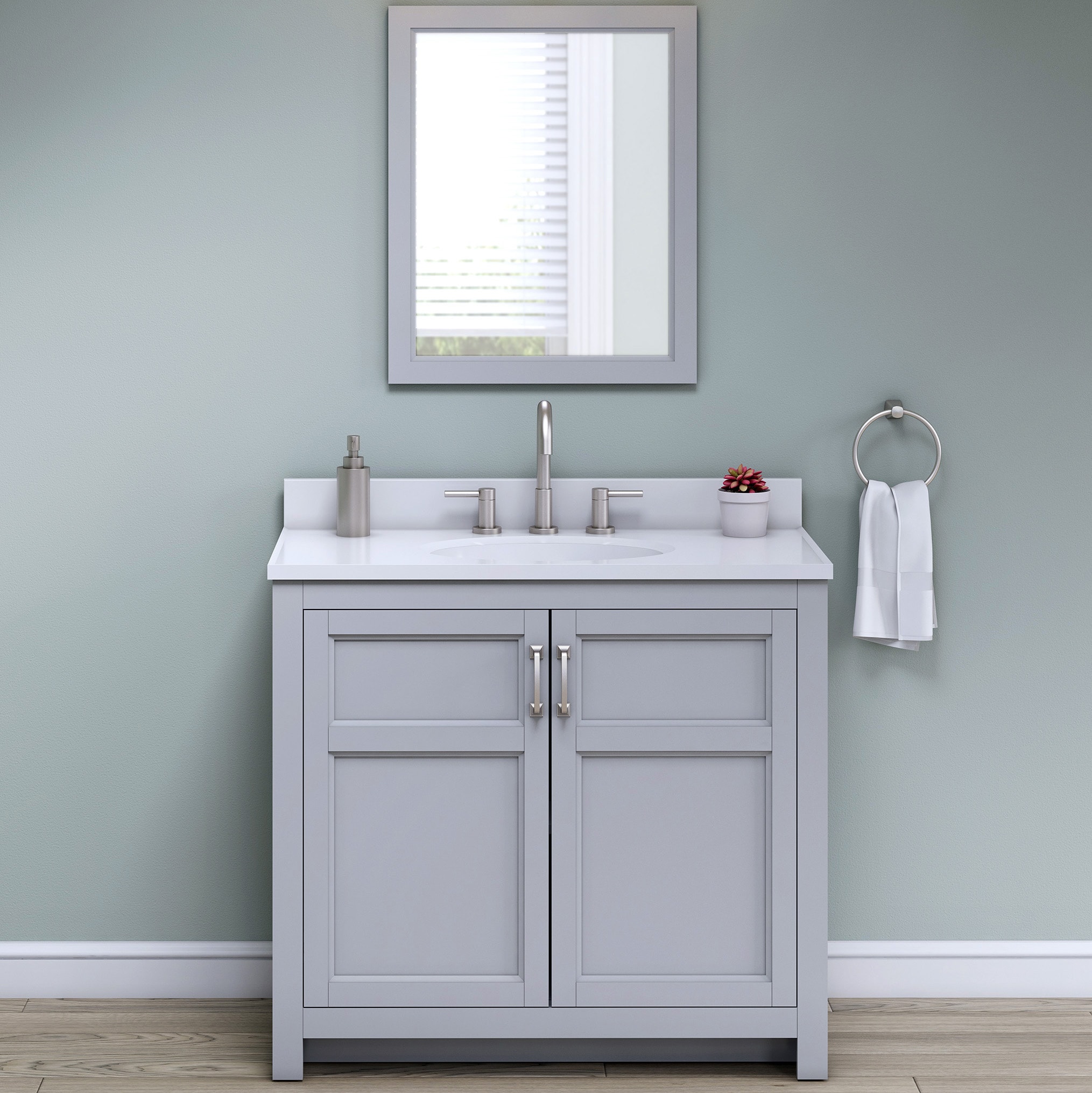 Shop Style Selections Davies Gray Vanity Bathroom Collection at