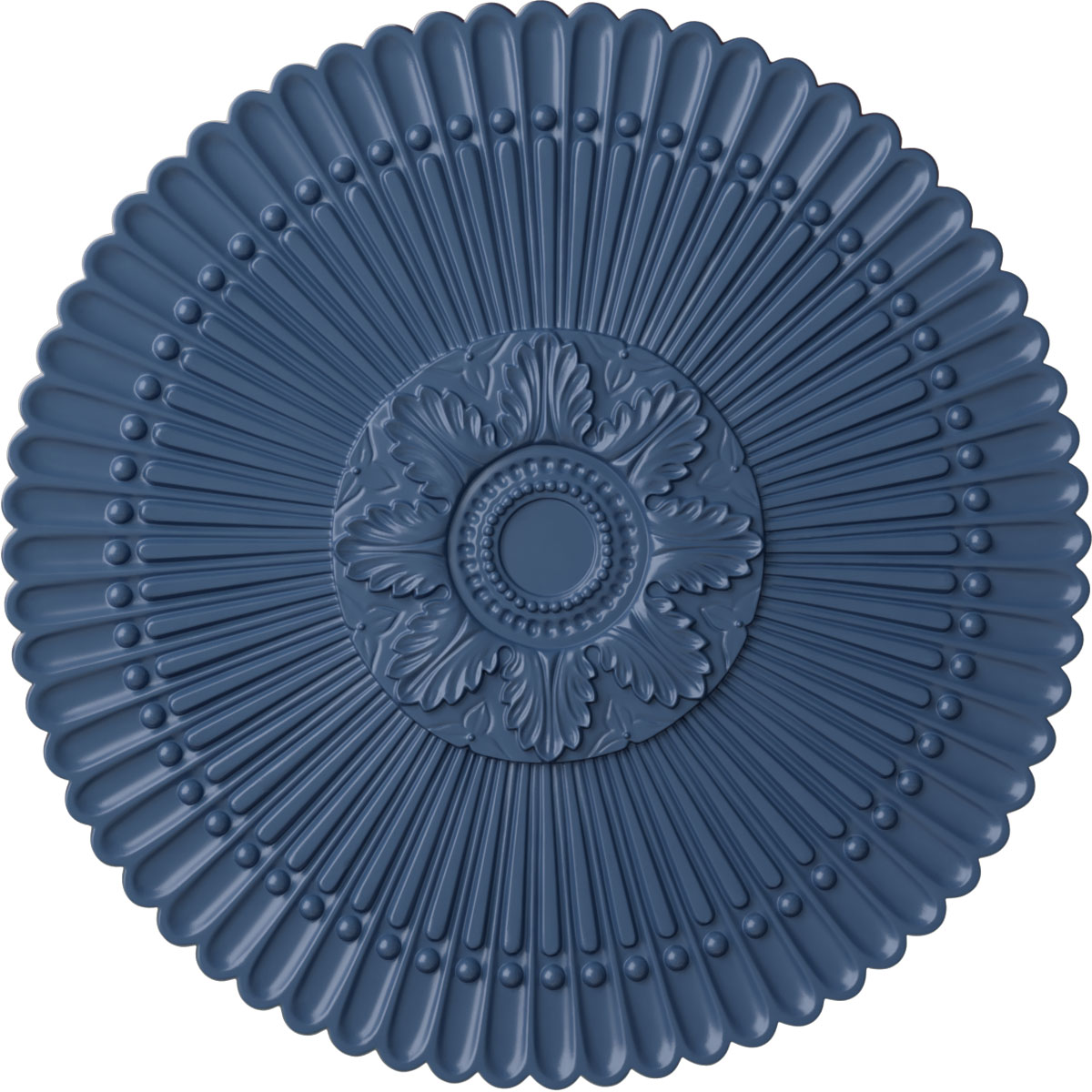 Ekena Millwork CM30NEAMF Nexus 30-in W x 30-in L Painted Americana Polyurethane Whole Ceiling Medallion