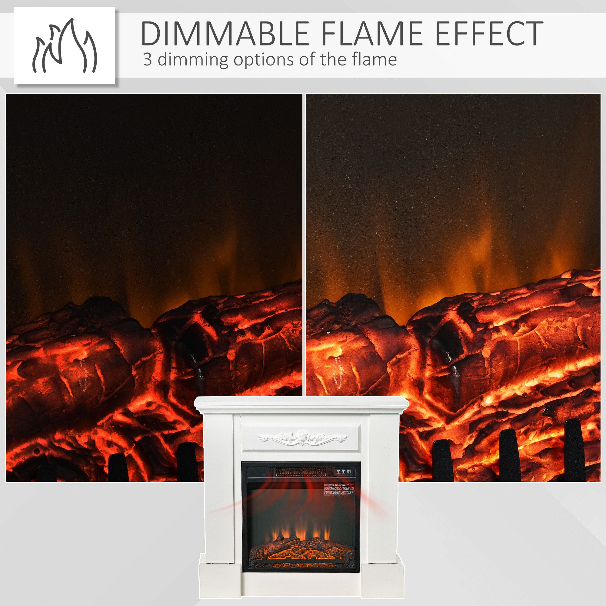 Bybafun YE7400024 Electric-Fireplaces - View #4