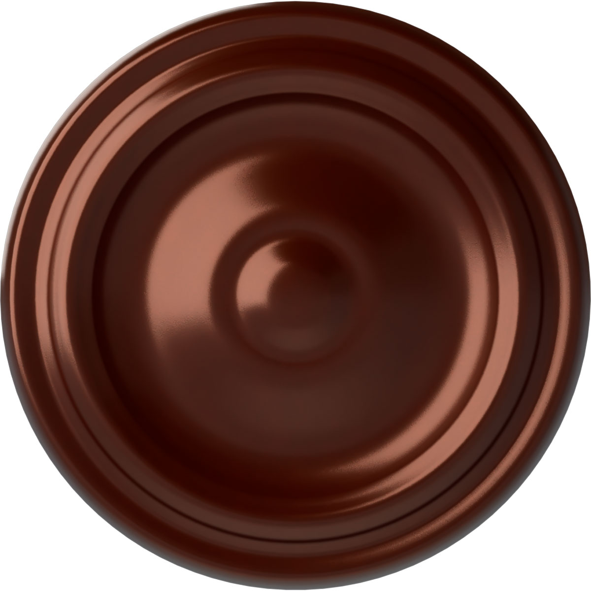 Ekena Millwork CM09MAACS Maria 9.625-in W x 9.625-in L Painted Antique Copper Polyurethane Whole Ceiling Medallion