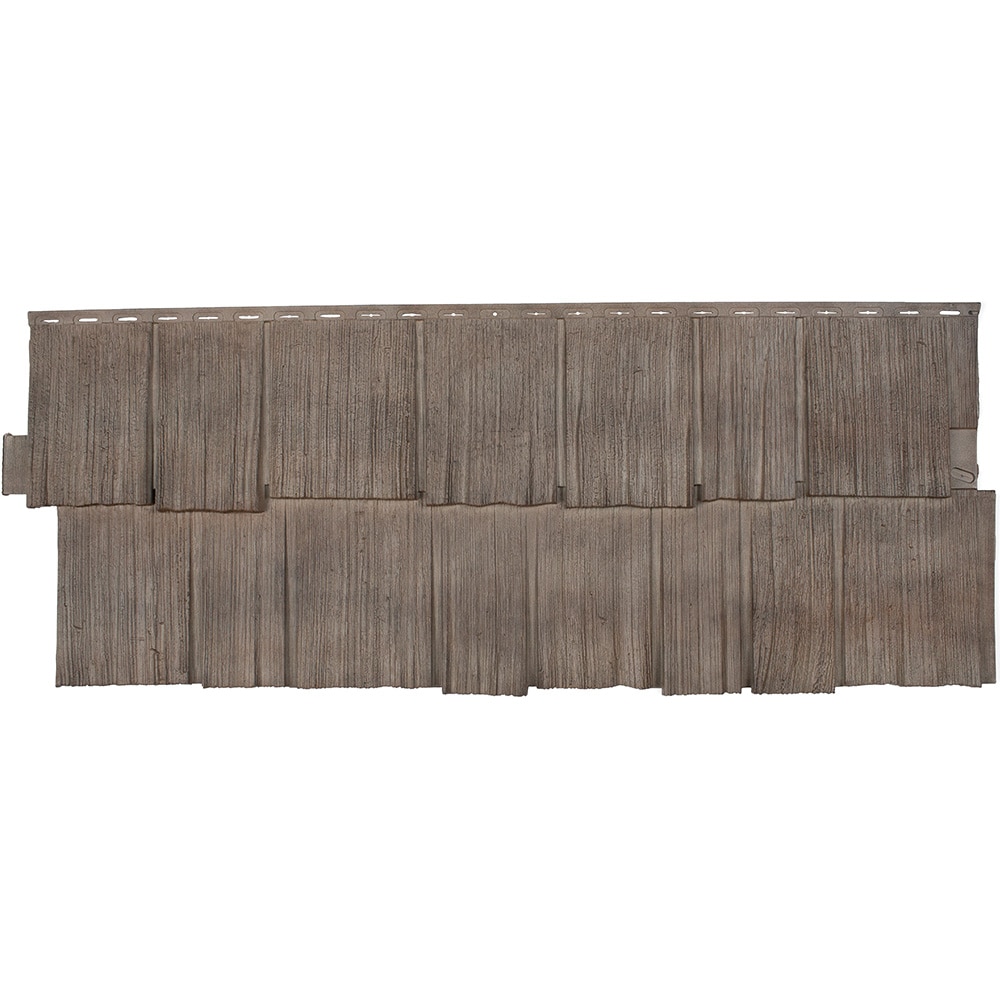 Novik 100070074H  Shake 49.4 Square feet Brownstone Faux stone veneer