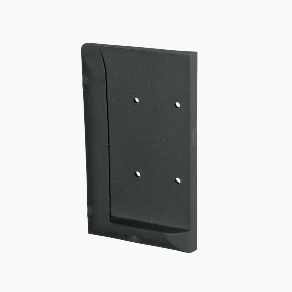 Deckorators 74828 3.98-in x 2.38-in Black Plastic Post connector 2 -Pack