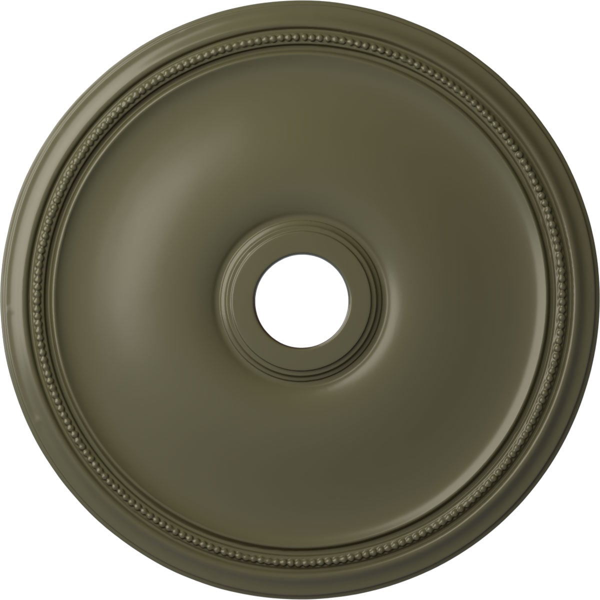 Ekena Millwork CM24THPTF Theia 24-in W x 24-in L Painted Turtle Polyurethane Whole Ceiling Medallion