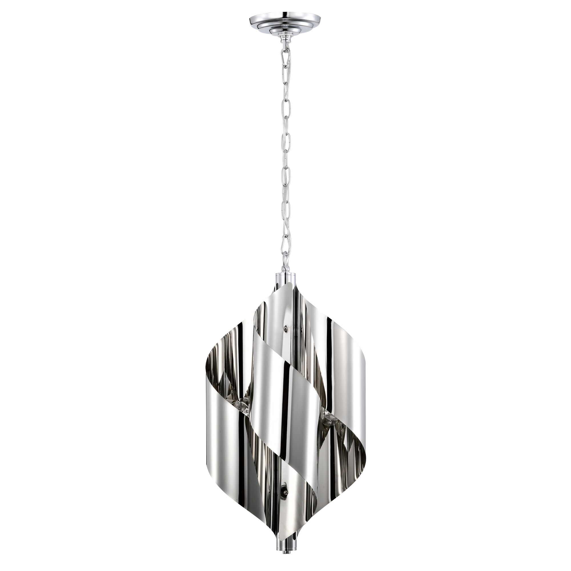 Warehouse of Tiffany MD96/4CH 4 -Light Black Modern/contemporary For Use in Bedrooms, Dining Rooms, Foyers, Kitchens, Living Rooms Chandelier