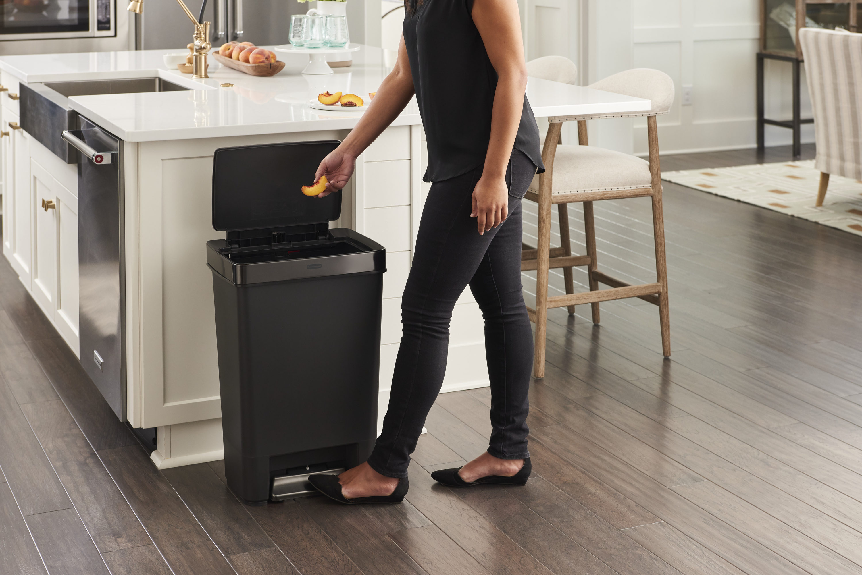 Premier® Series IV Step-On Trash Can