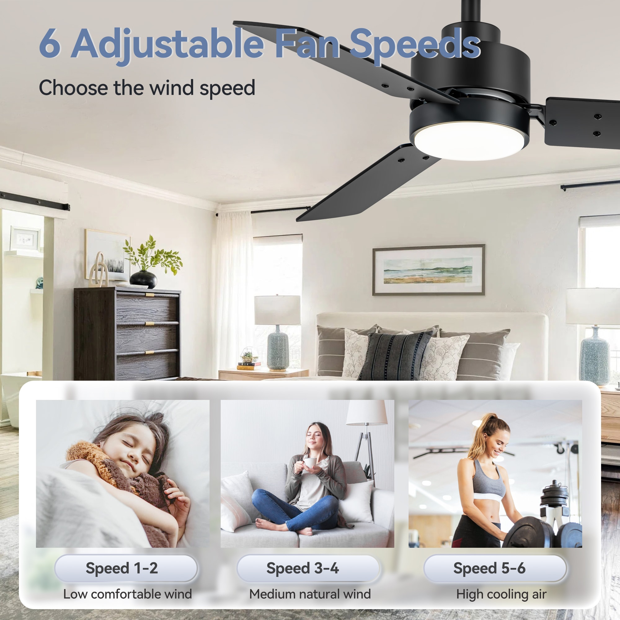 Breezary 30041-BK Ceiling-Fans - View #10