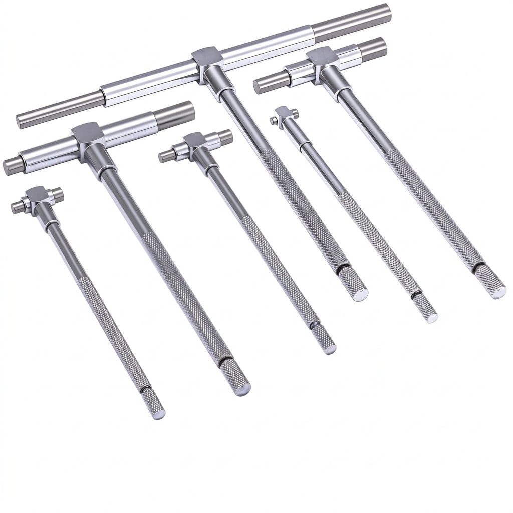 Etokfoks 6Pcs Telescoping Bore Gauge Set Gauge with Smooth Sliding Action Self Centering Accuracy for Cylinder Measurement #LETMGZ6YI