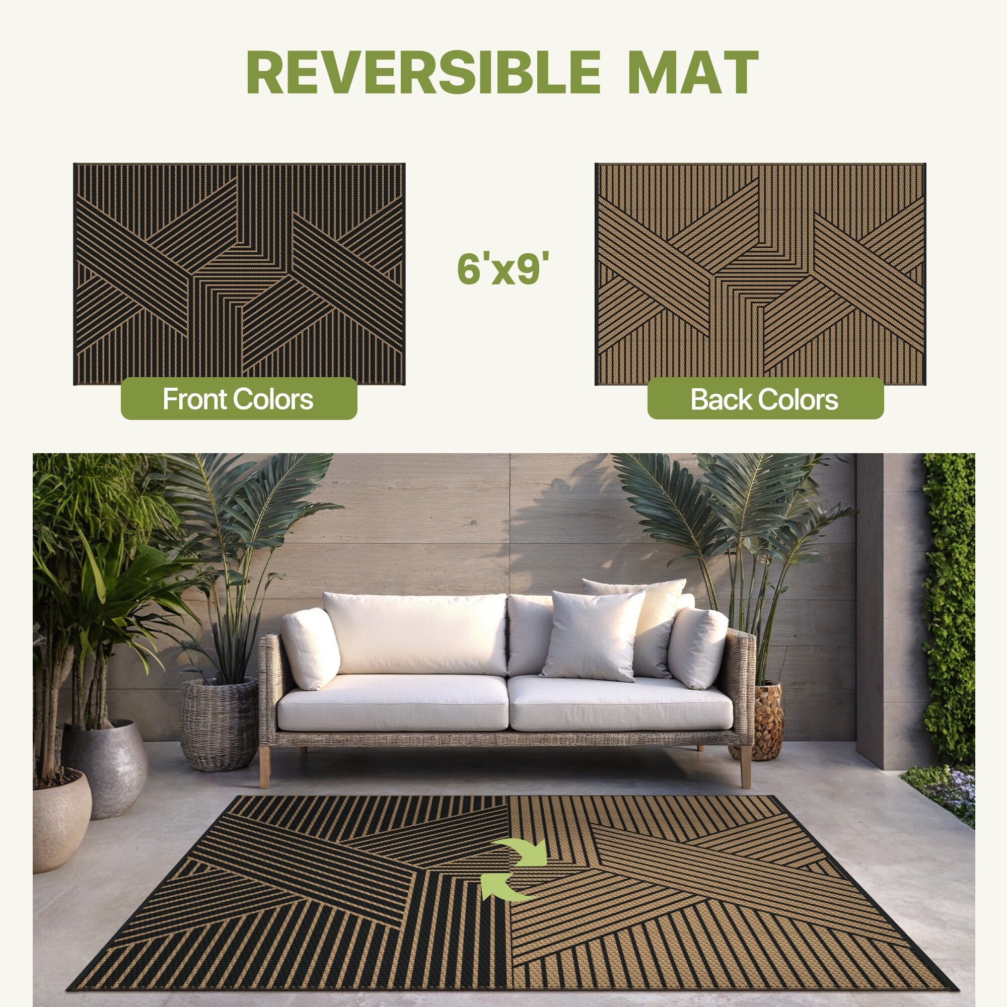 BAVNI PD42BLACKBROWN6X9 rugs - View #4