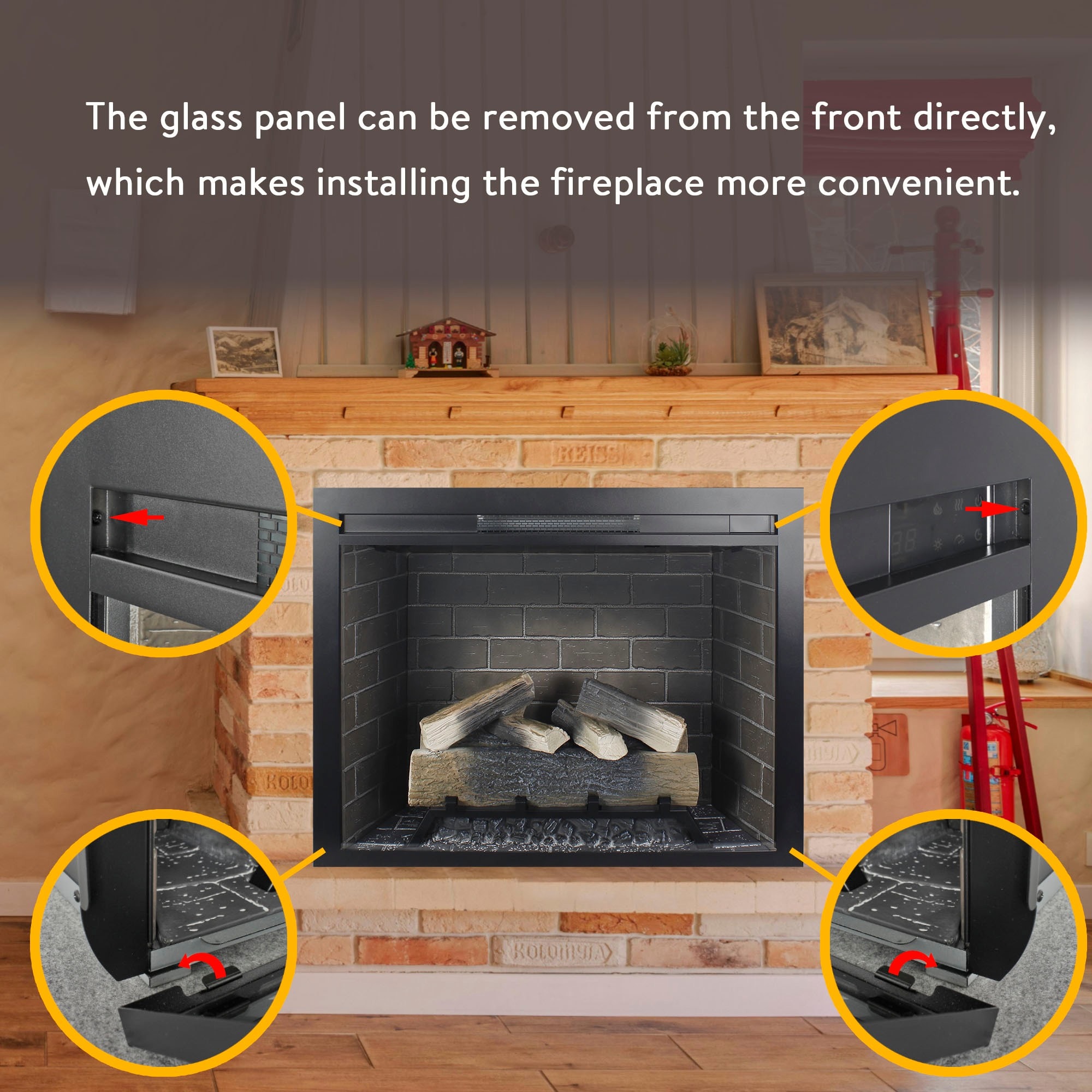 Clihome VL-EF40T Electric-Fireplaces - View #9