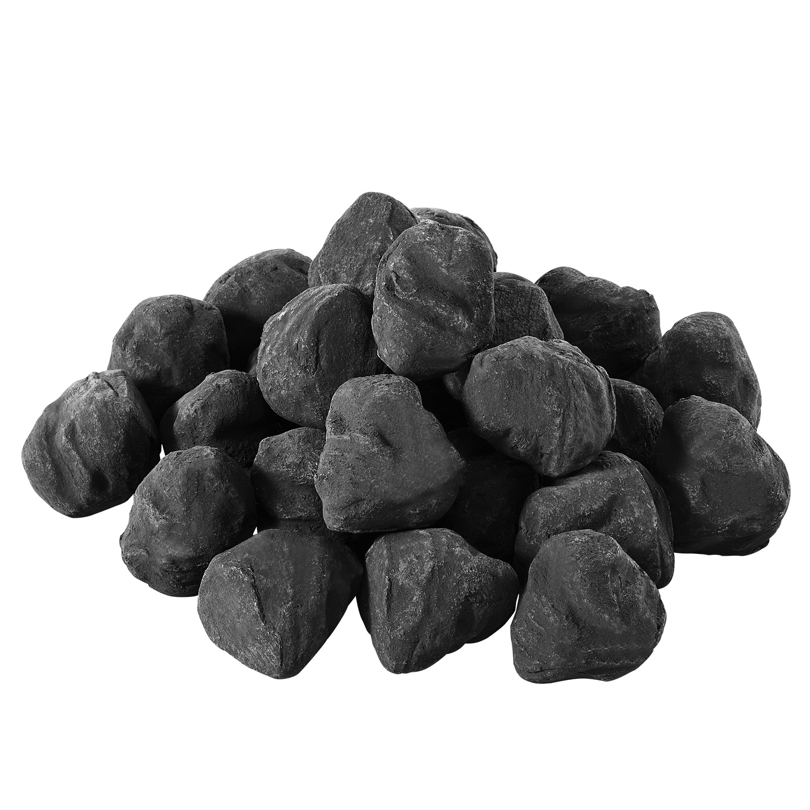 VEVOR - Lava Rocks 1.2-2.0 inch 25 Pcs Fire Stones Lava Rocks For Fire Pit Reusable Fire Pit Ston...