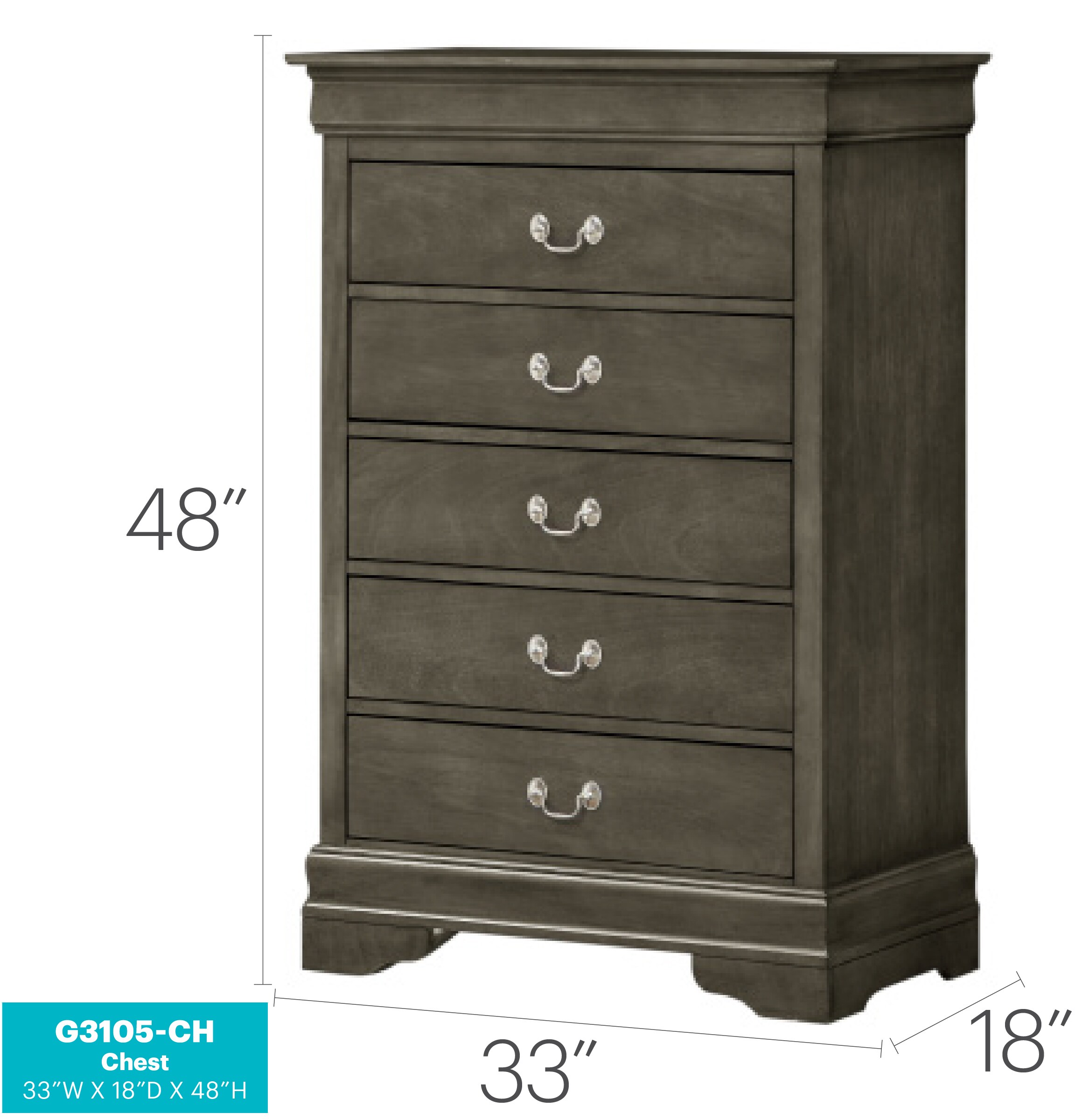GLANZEND 6514OKKDP dressers - View #2