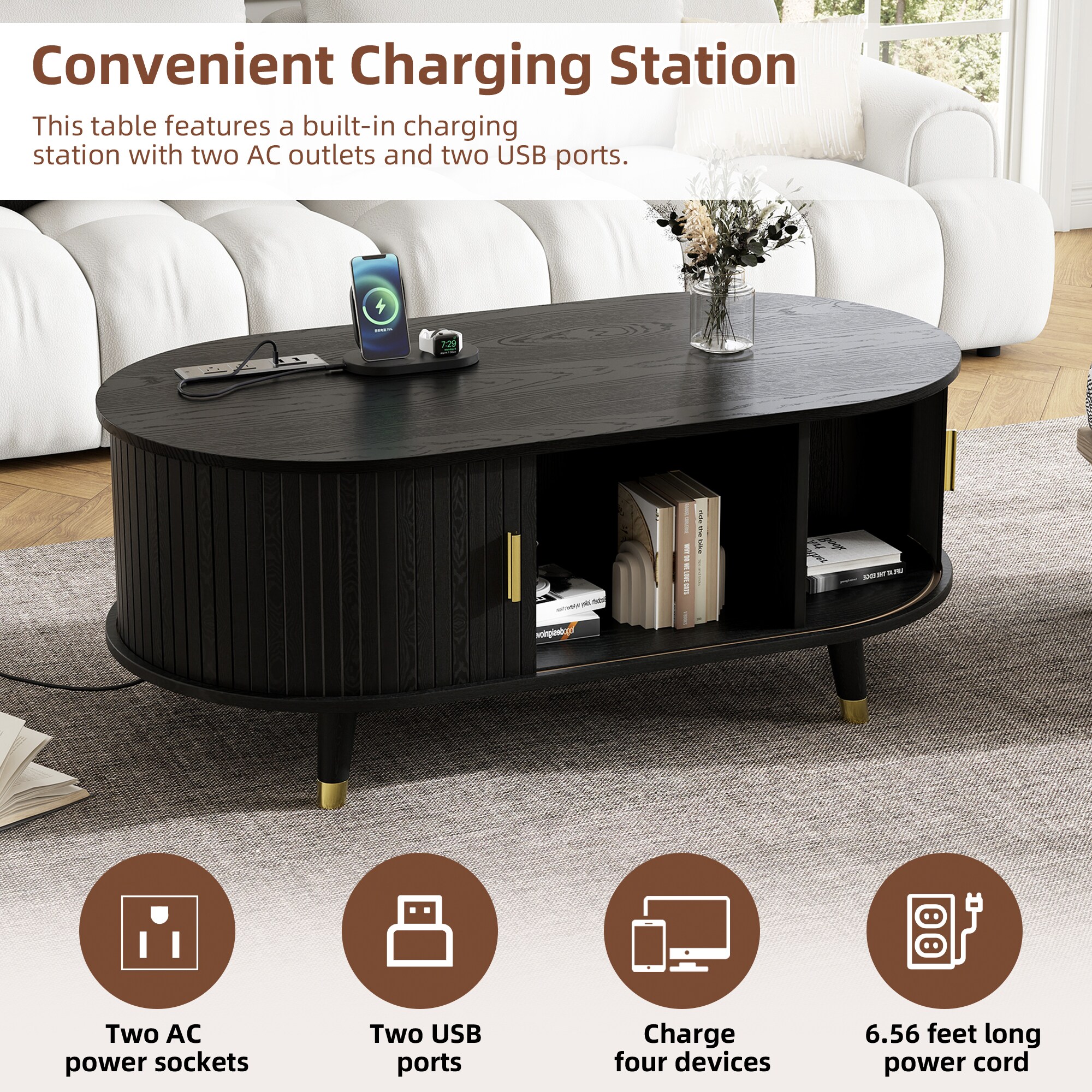 Clihome CL-OT0049B Coffee-Tables - View #15