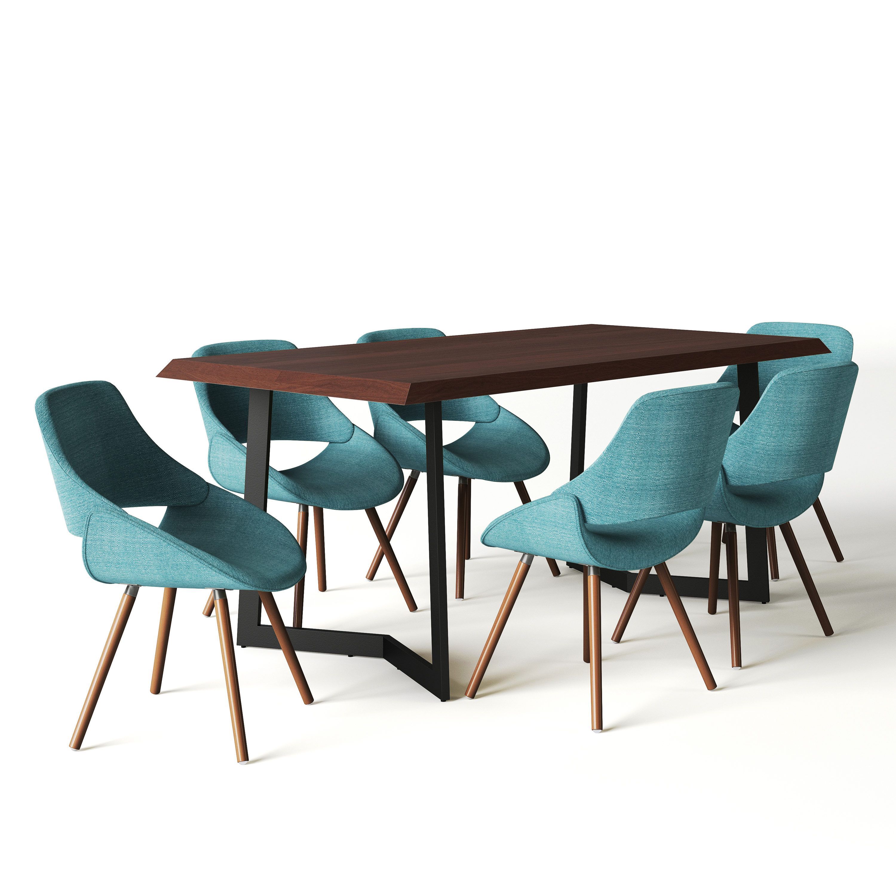 denim blue dining chairs