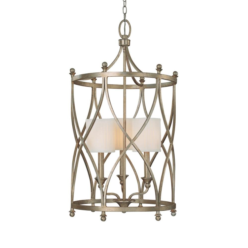  LWZT24ZO69486 Century 3 -Light Winter Gold Transitional Bowl Large (larger than 22 inches) Hanging Pendant light