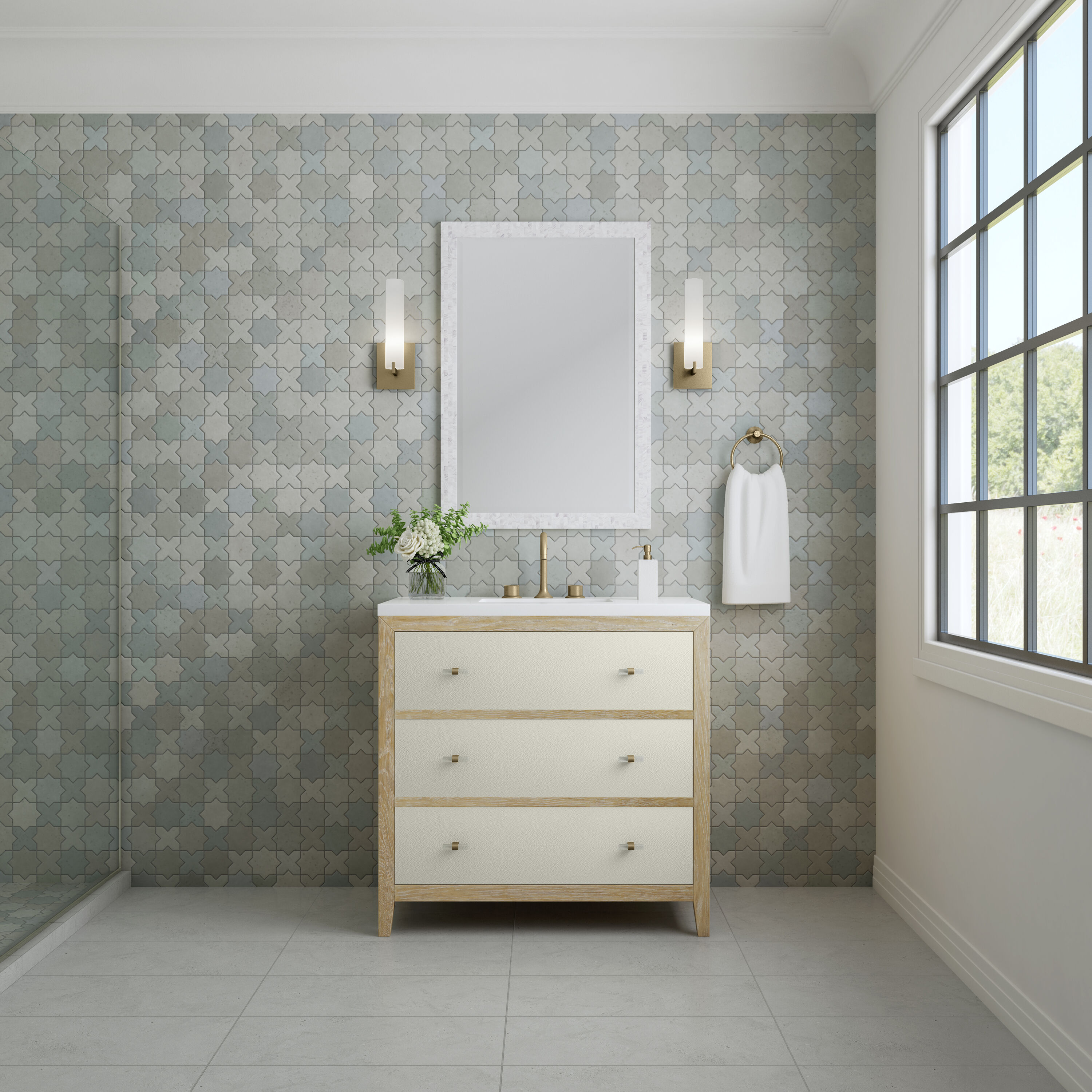 James Martin Vanities D604-V36-SHG-3WZ Bath-Vanity-Combo - View #2