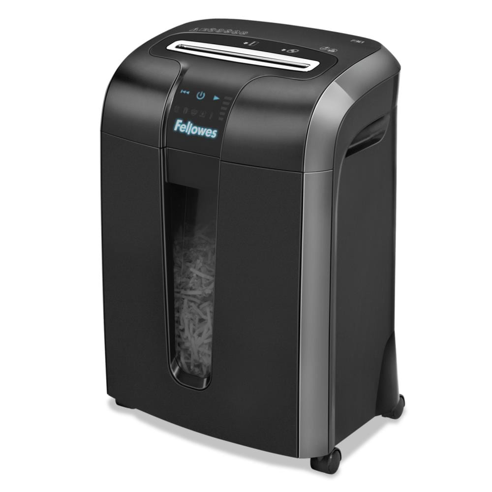 Fellowes FEL4601001 Powershred 73Ci Jam Proof Cross-Cut Shredder, 12 Manual Sheet Capacity