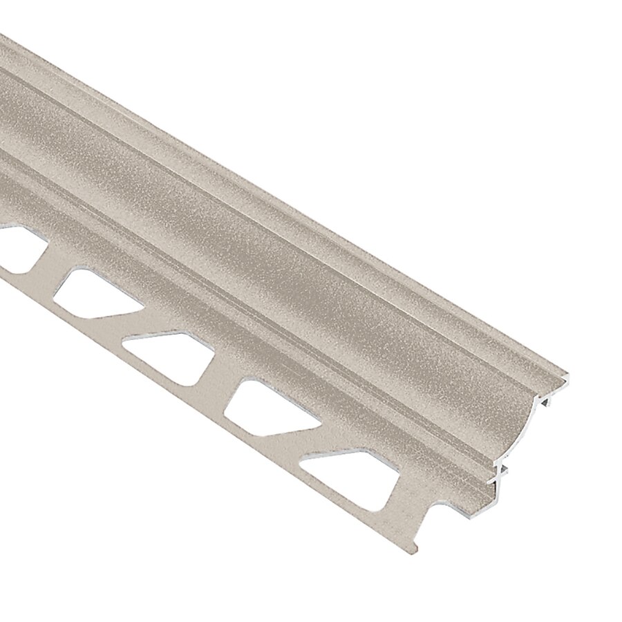 Schluter Systems Dilex-AHK 0.563-in W x 98.5-in L Beige Textured Color-Coated Aluminum Tile Edge Trim Schluter Systems Dilex-AHK 0.563-in W x 98.5-in L Beige Textured Color-Coated Aluminum Tile Edge Trim