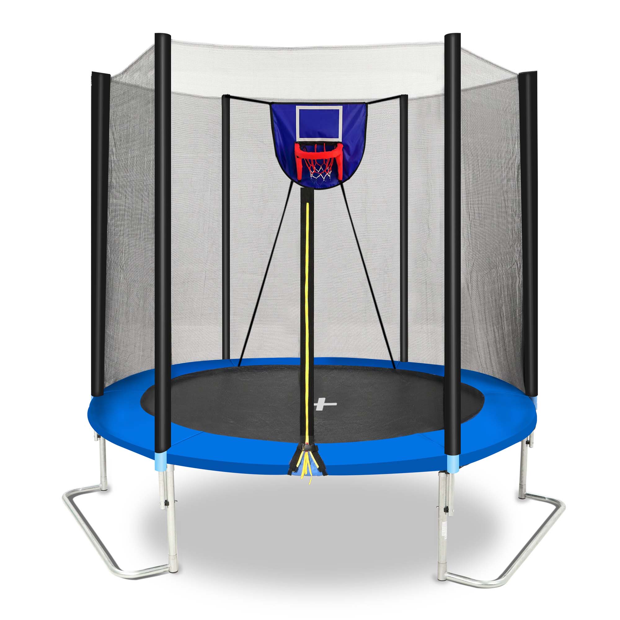 Fun Orange FUN25BC13 Outdoor Trampoline 8-ft Round Kids in Blue