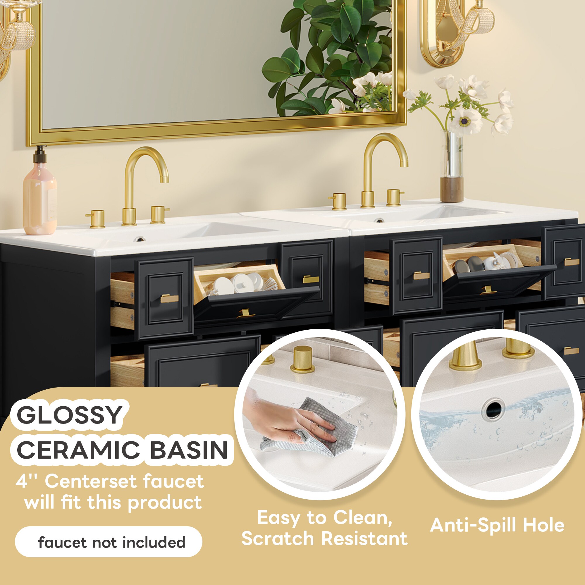 ModernLuxe L3P-N710SS00004B Bath-Vanity-Combo - View #4